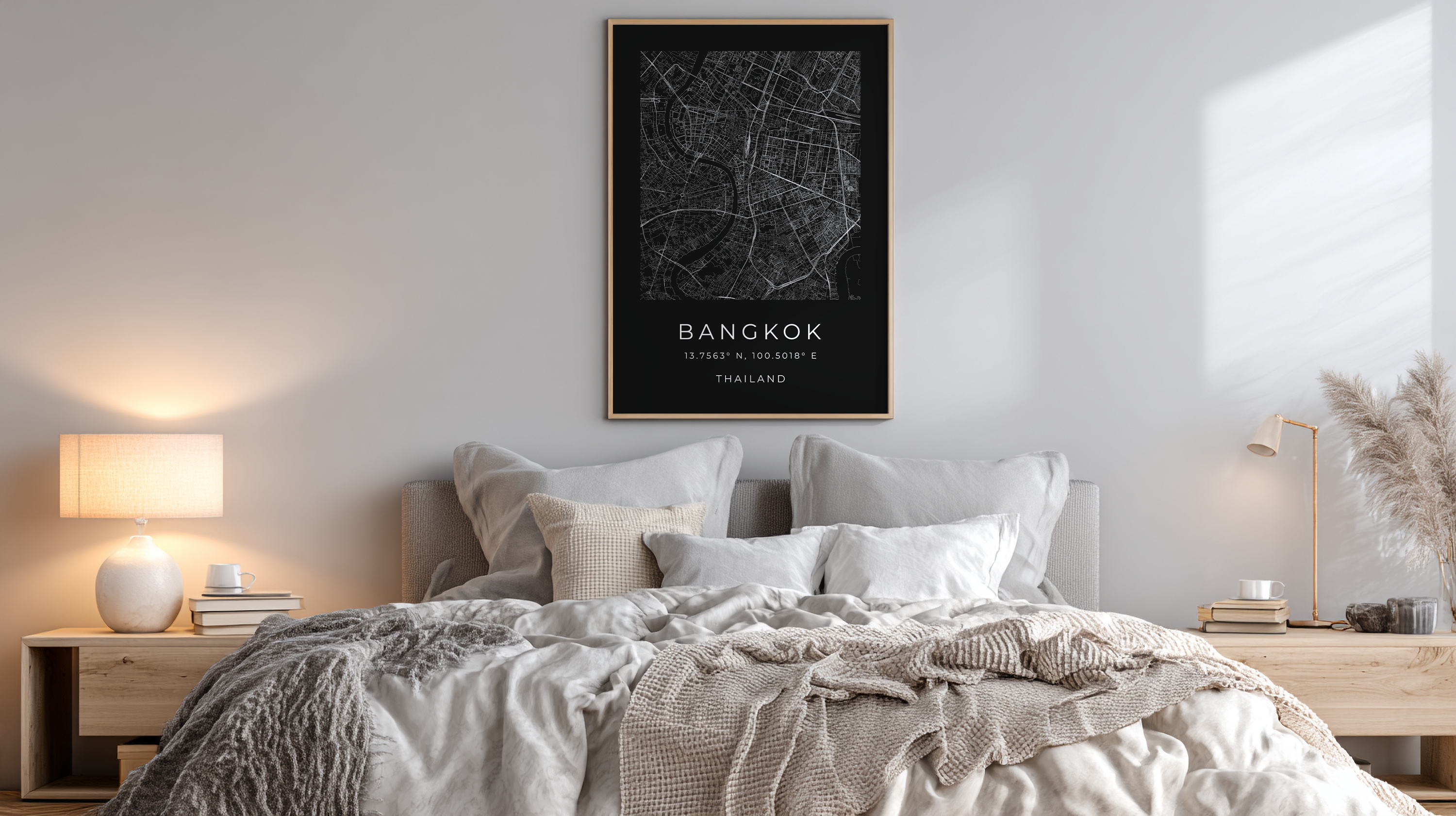 Bangkok Minimalist City Map