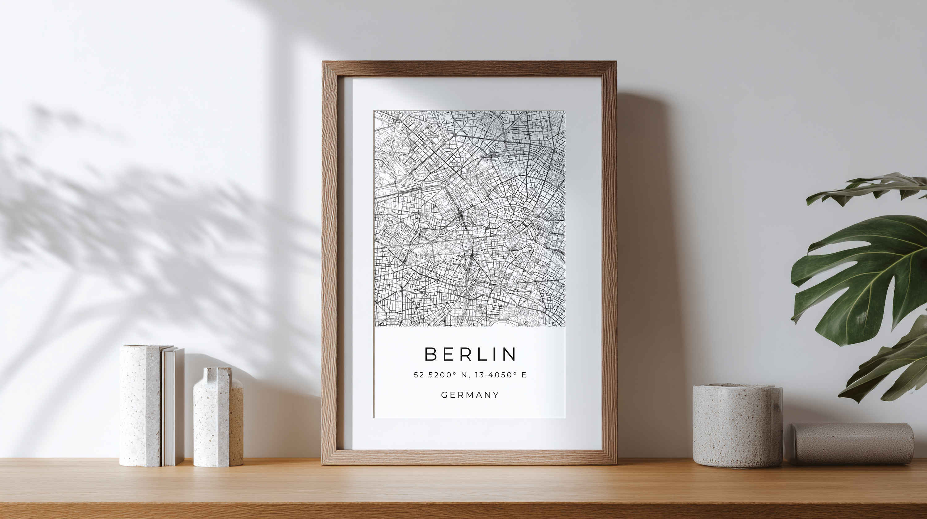 Berlin Minimalist City Map