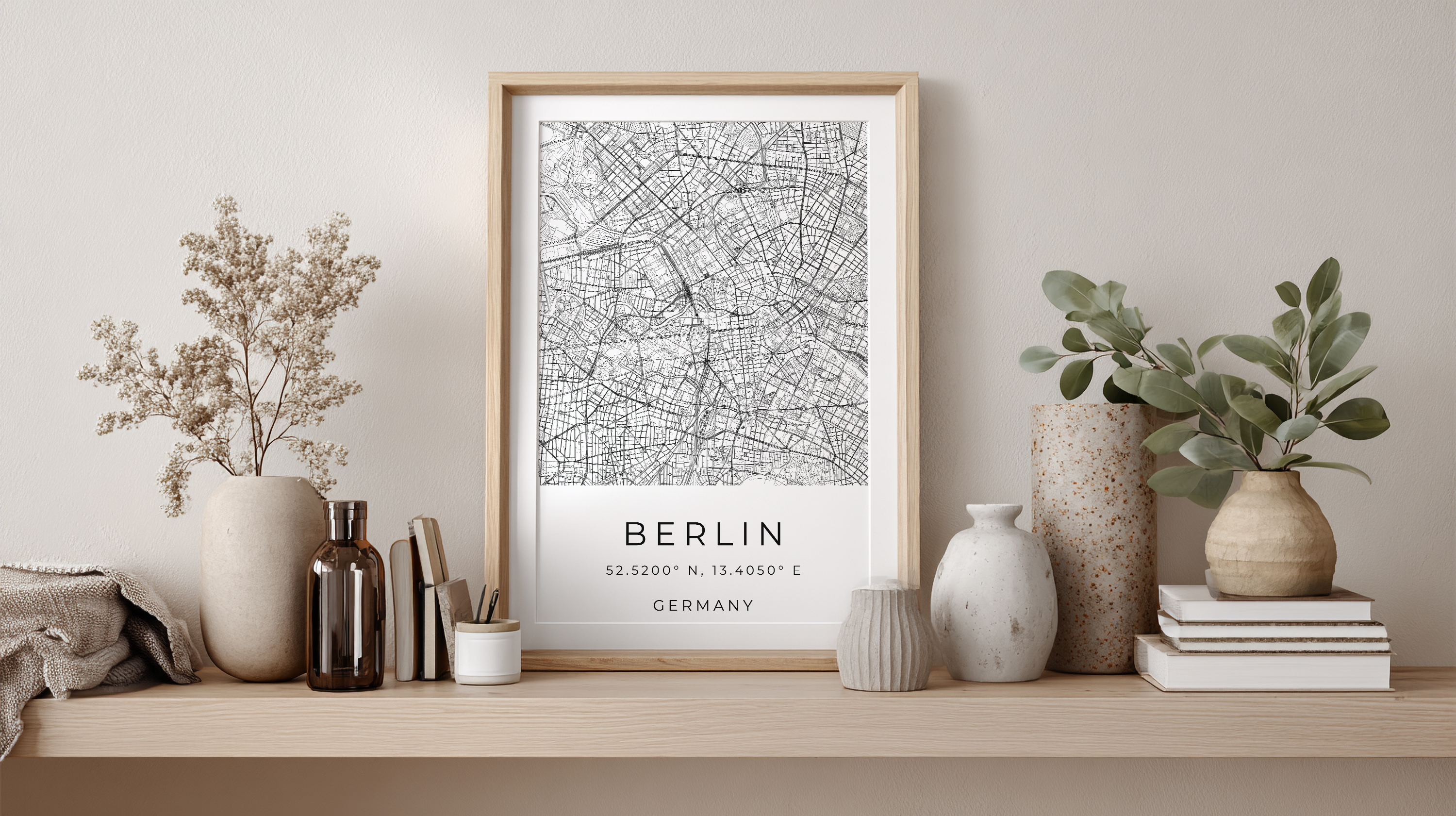 Berlin Minimalist City Map