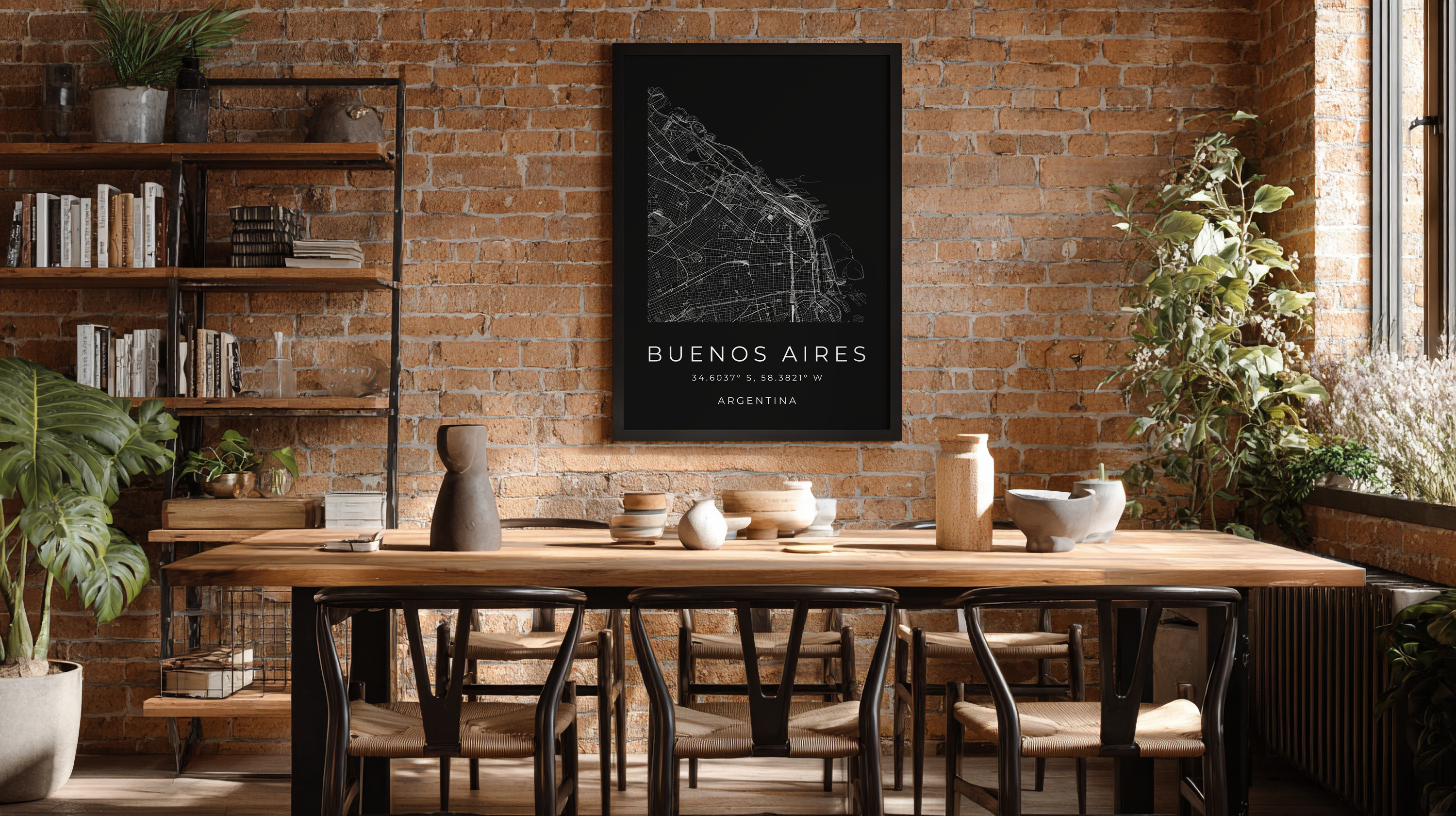 Buenos Aires Minimalist City Map