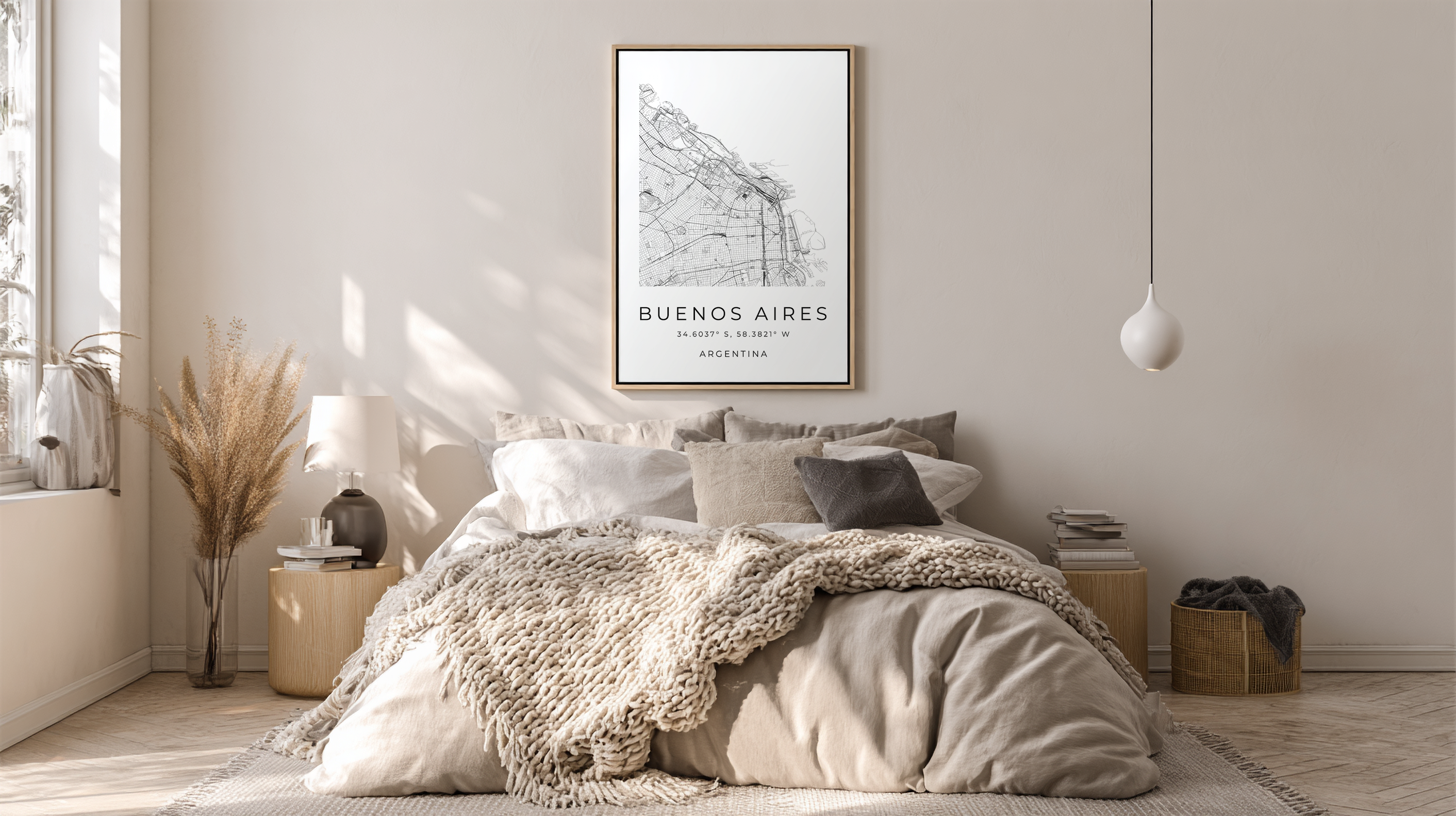 Buenos Aires Minimalist City Map