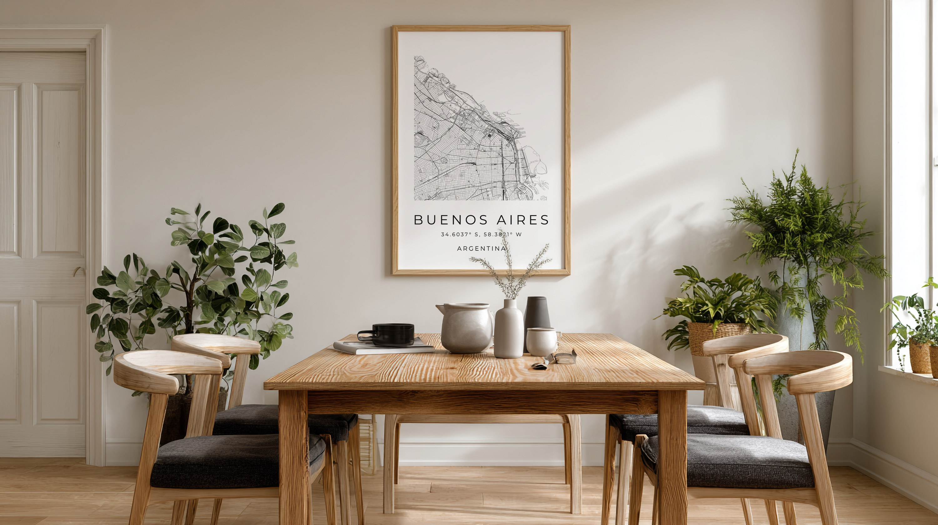 Buenos Aires Minimalist City Map