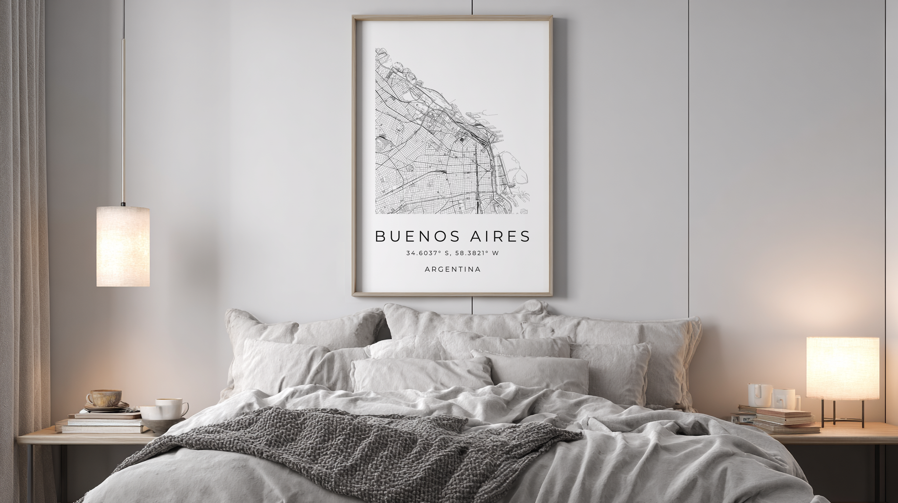 Buenos Aires Minimalist City Map