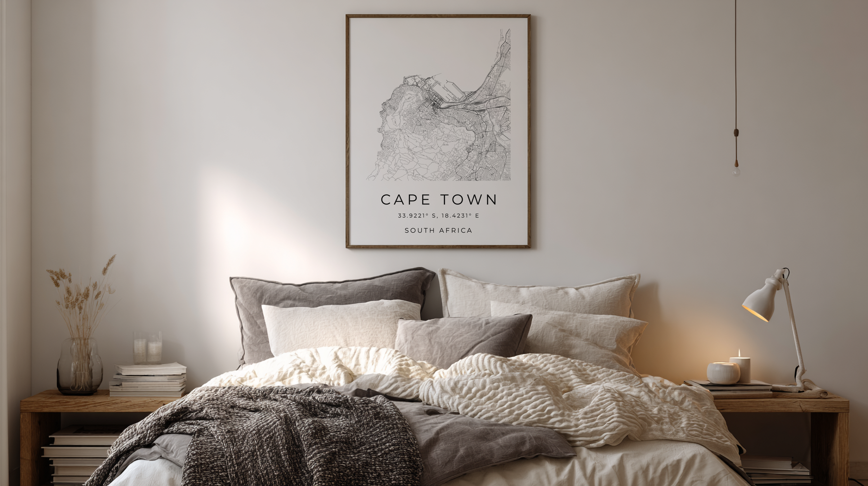 Cape Town Minimalist City Map
