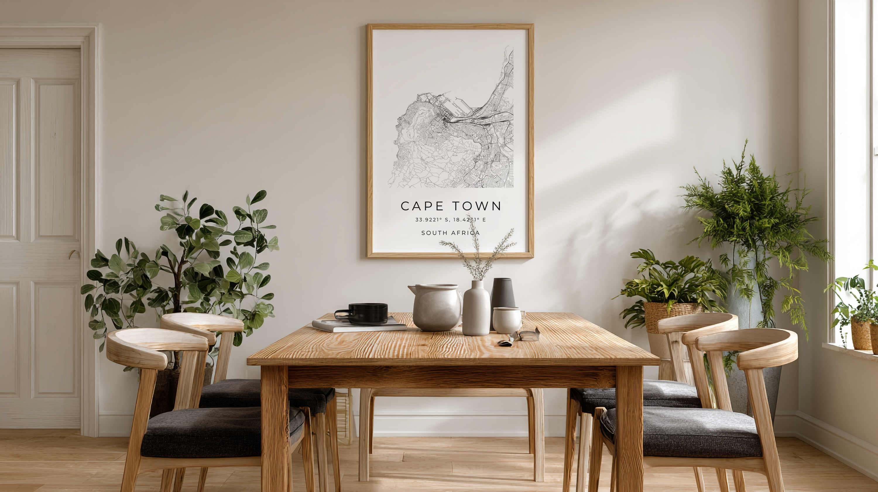 Cape Town Minimalist City Map