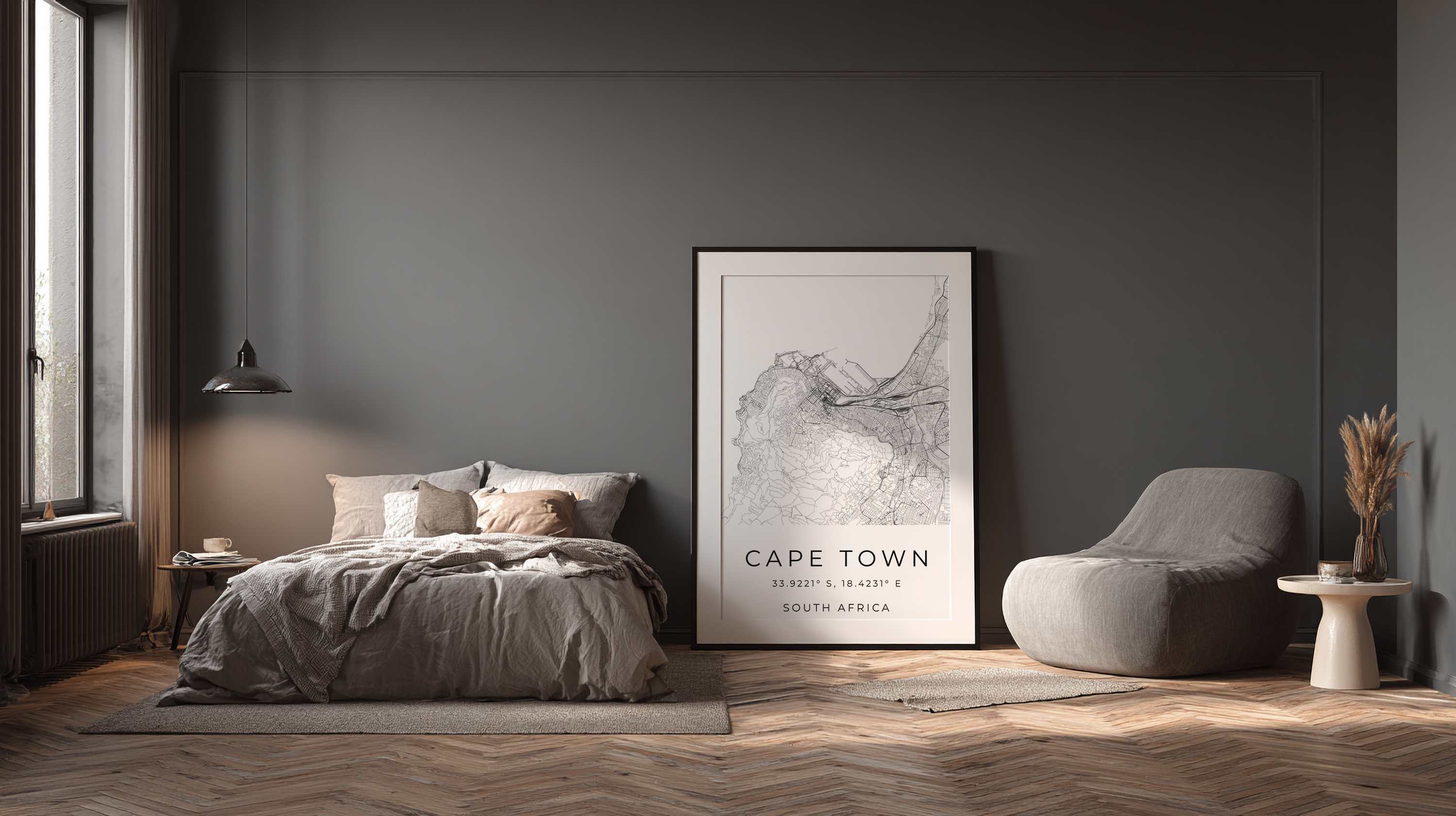 Cape Town Minimalist City Map