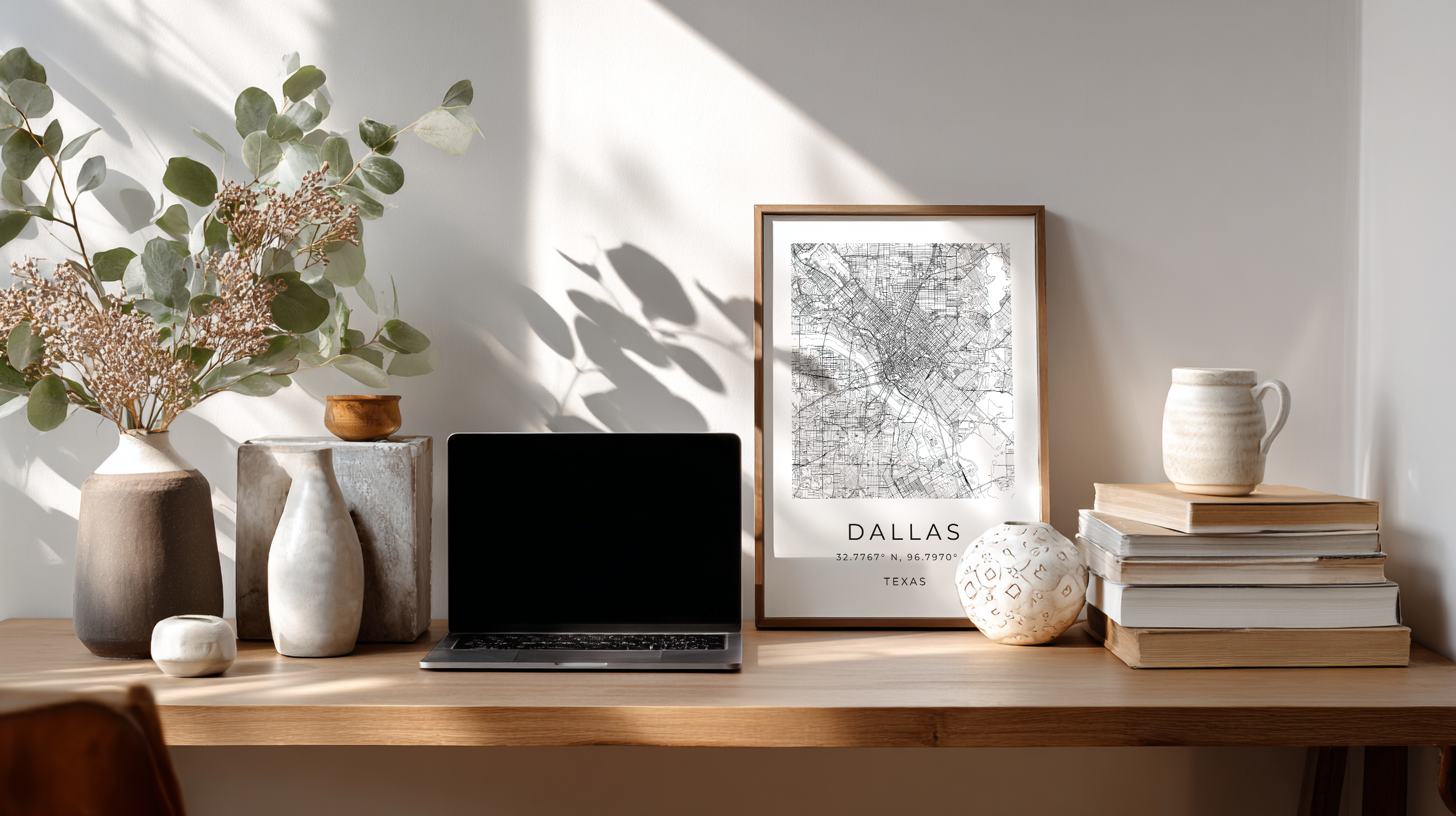 Dallas Minimalist City Map
