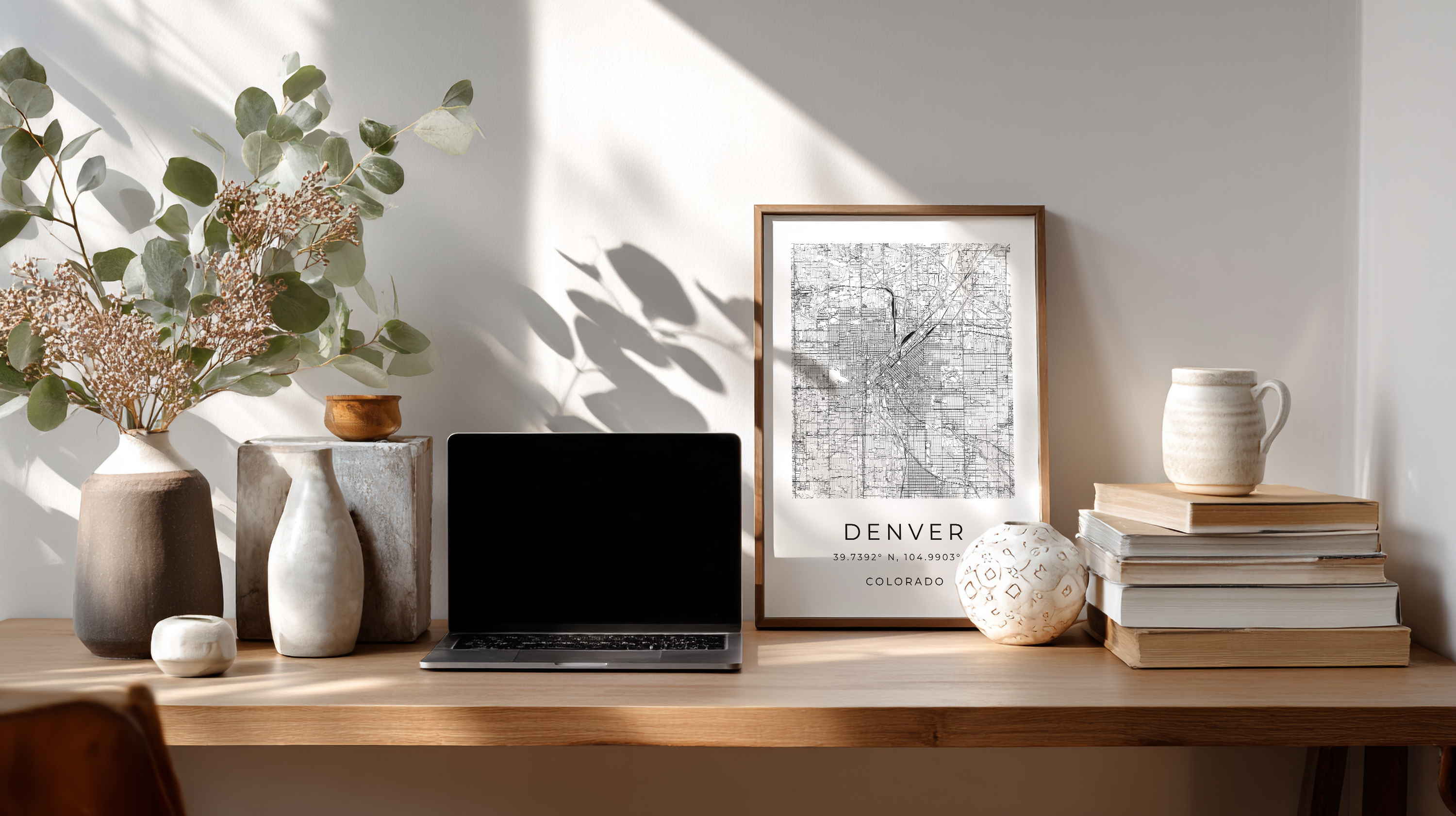 Denver Minimalist City Map