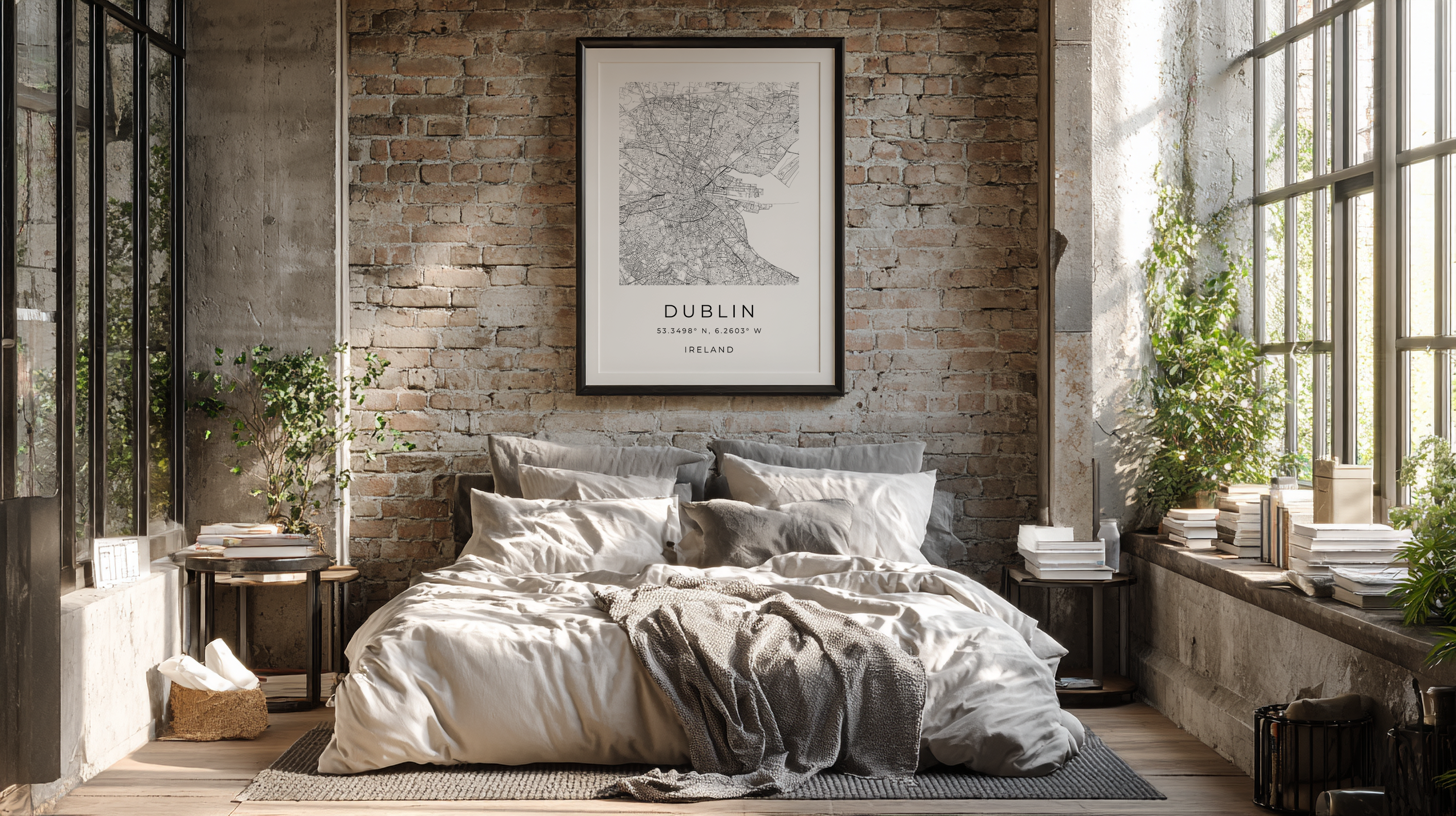 Dublin Minimalist City Map