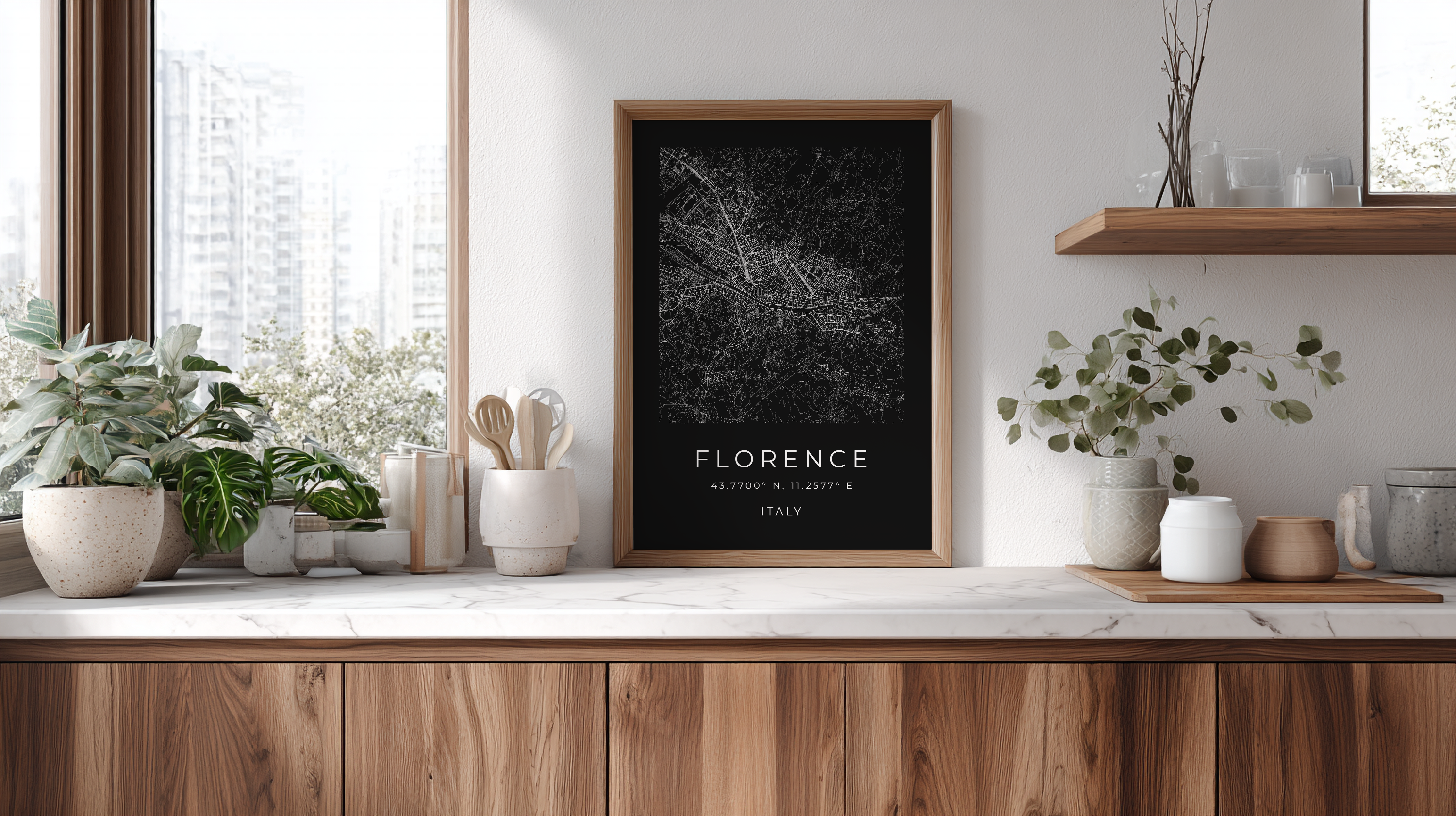 Florence Minimalist City Map