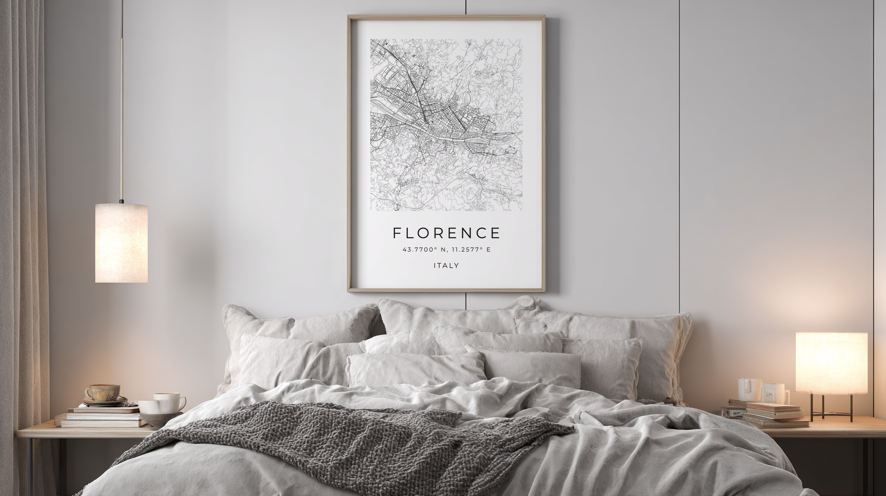 Florence Minimalist City Map