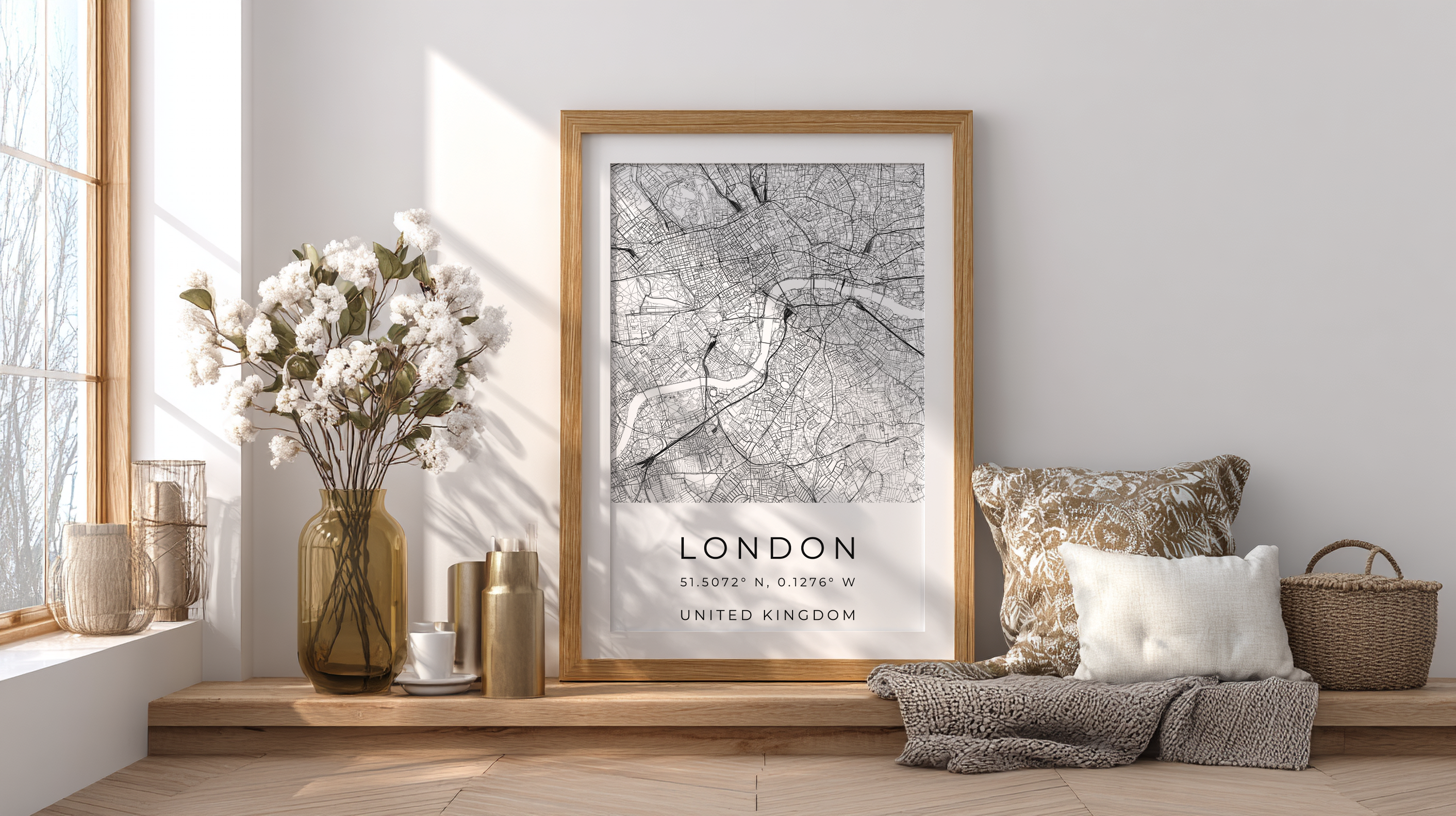London Minimalist City Map