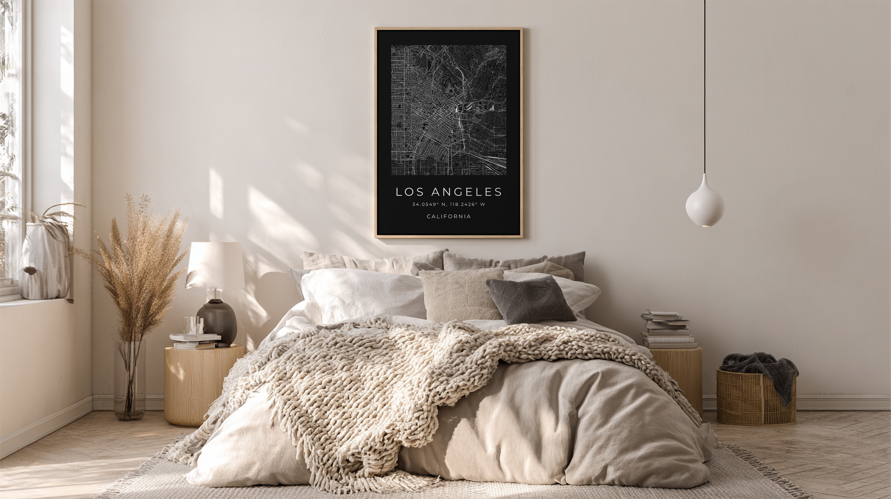 Los Angeles Minimalist City Map