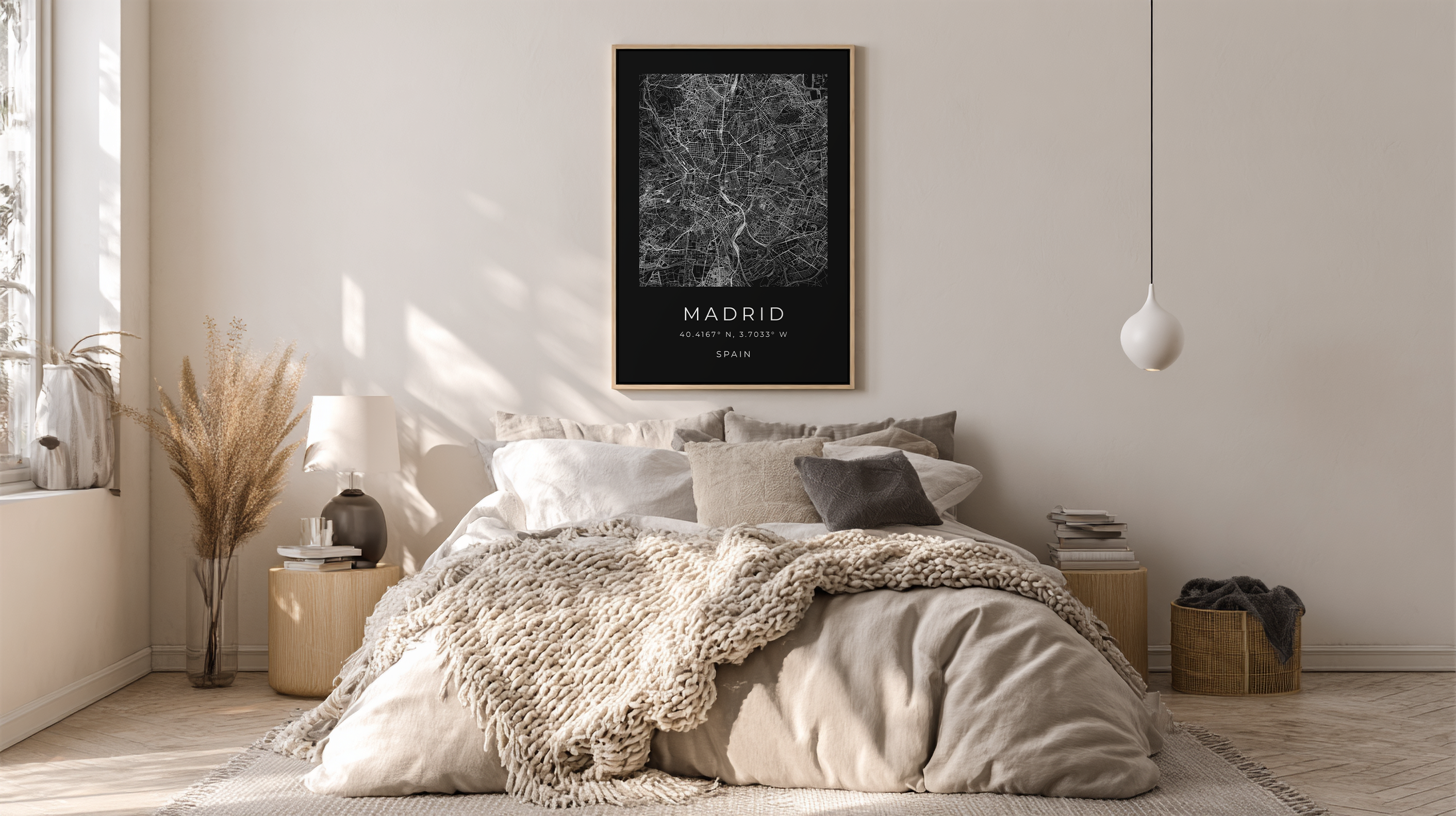 Madrid Minimalist City Map