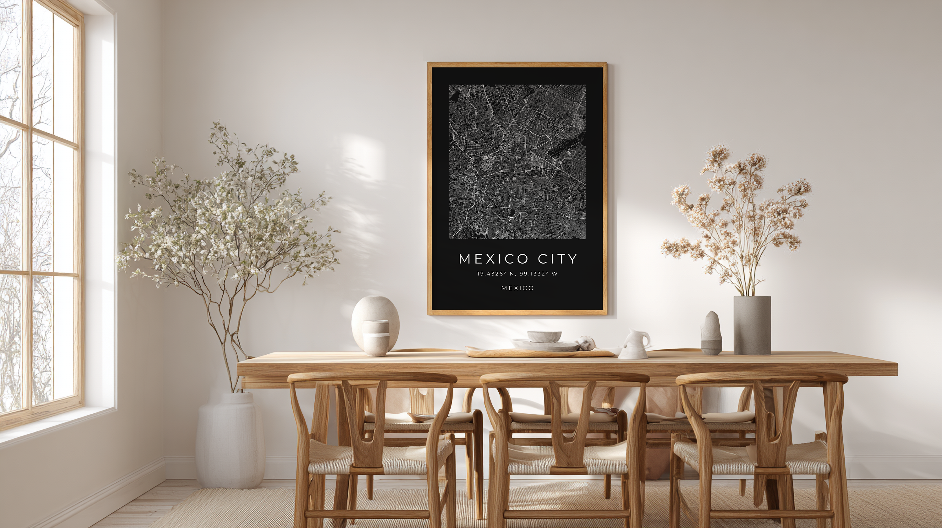 Mexico City Minimalist City Map