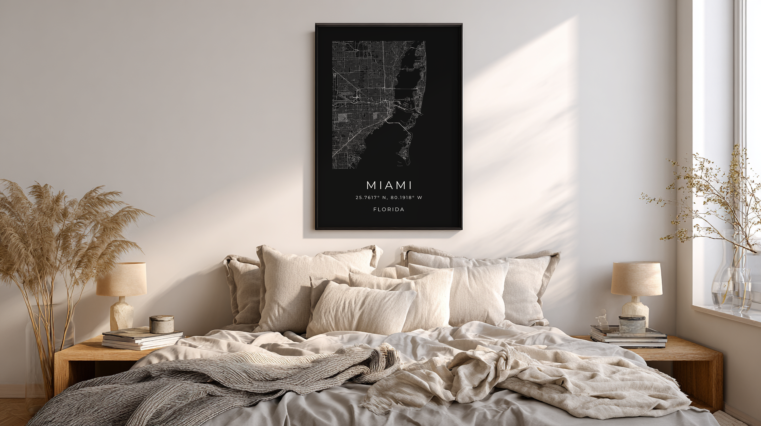 Miami Minimalist City Map