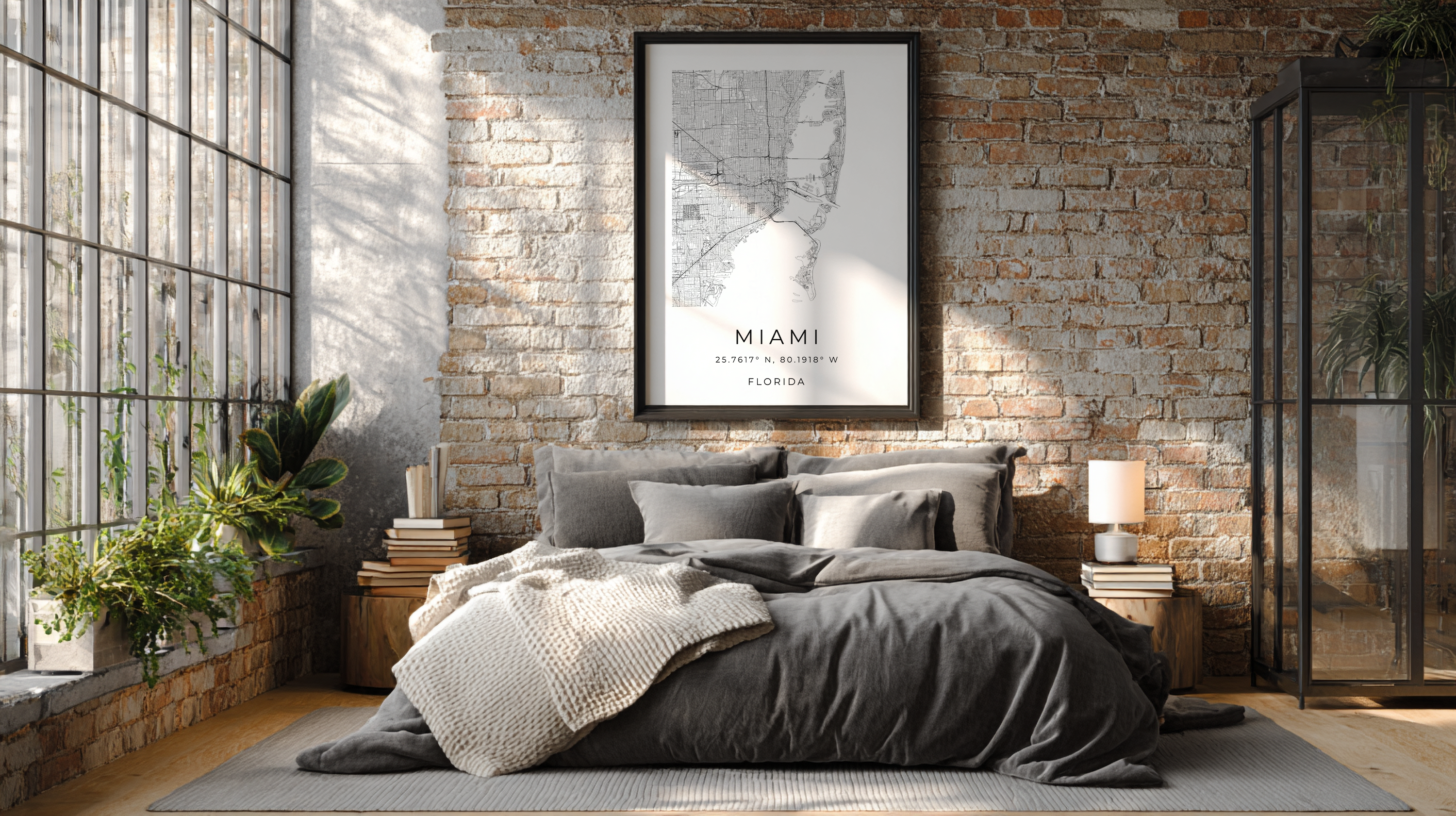 Miami Minimalist City Map