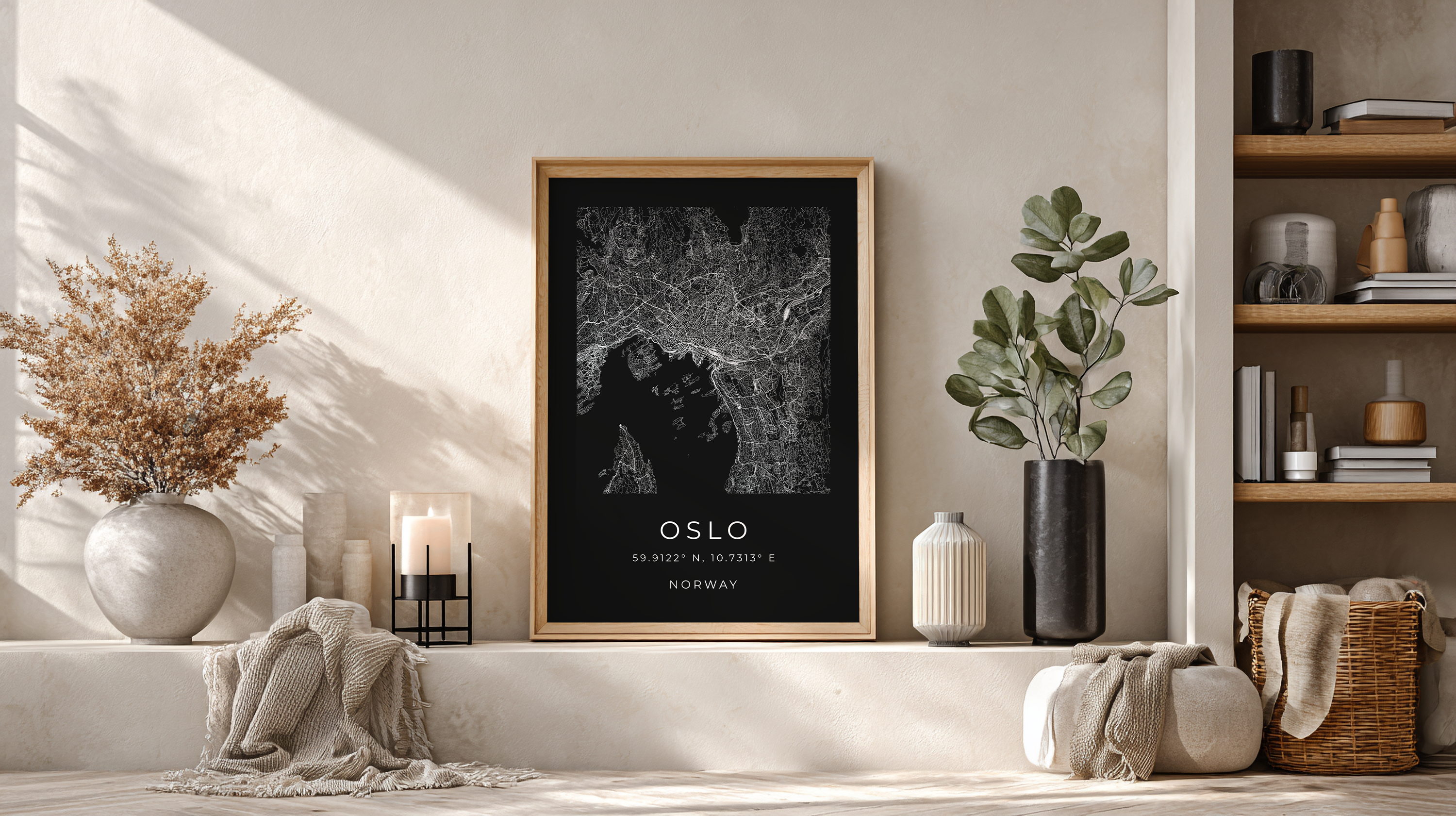 Oslo Minimalist City Map