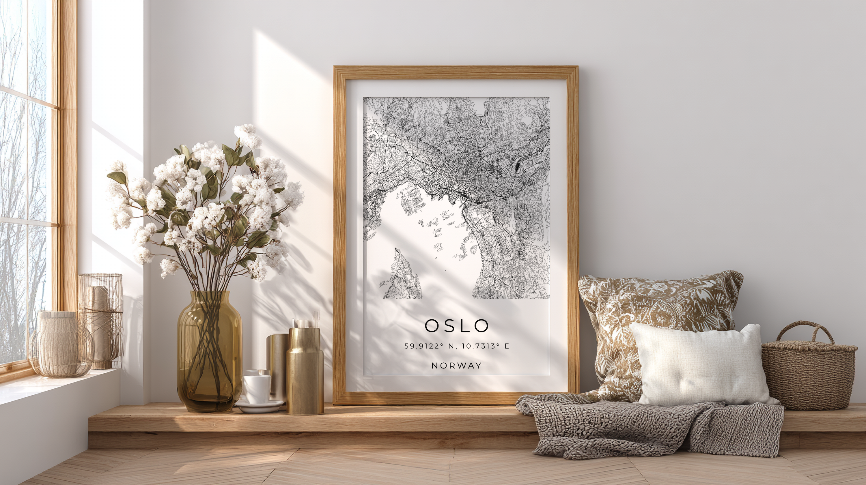 Oslo Minimalist City Map