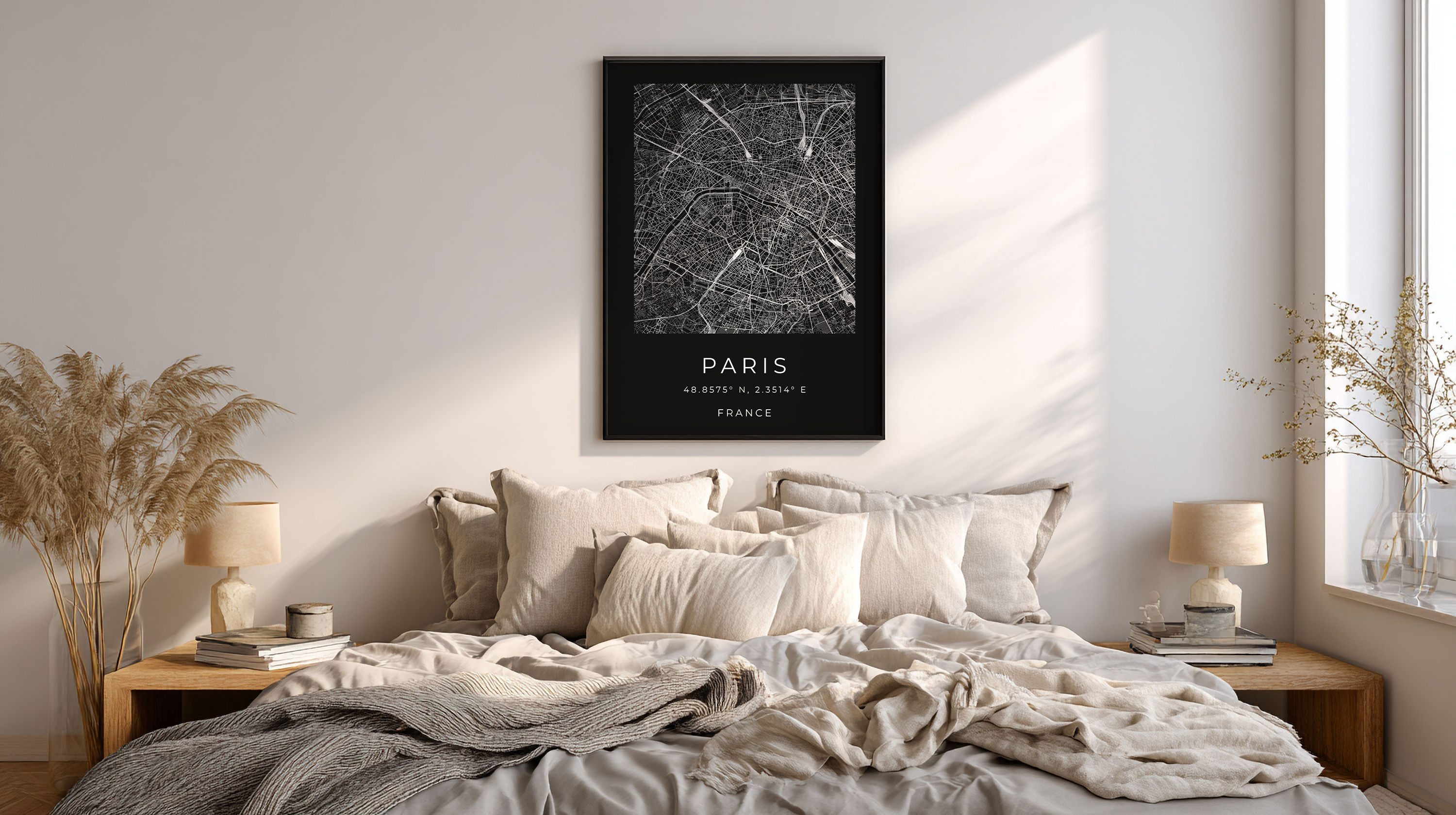 Paris Minimalist City Map
