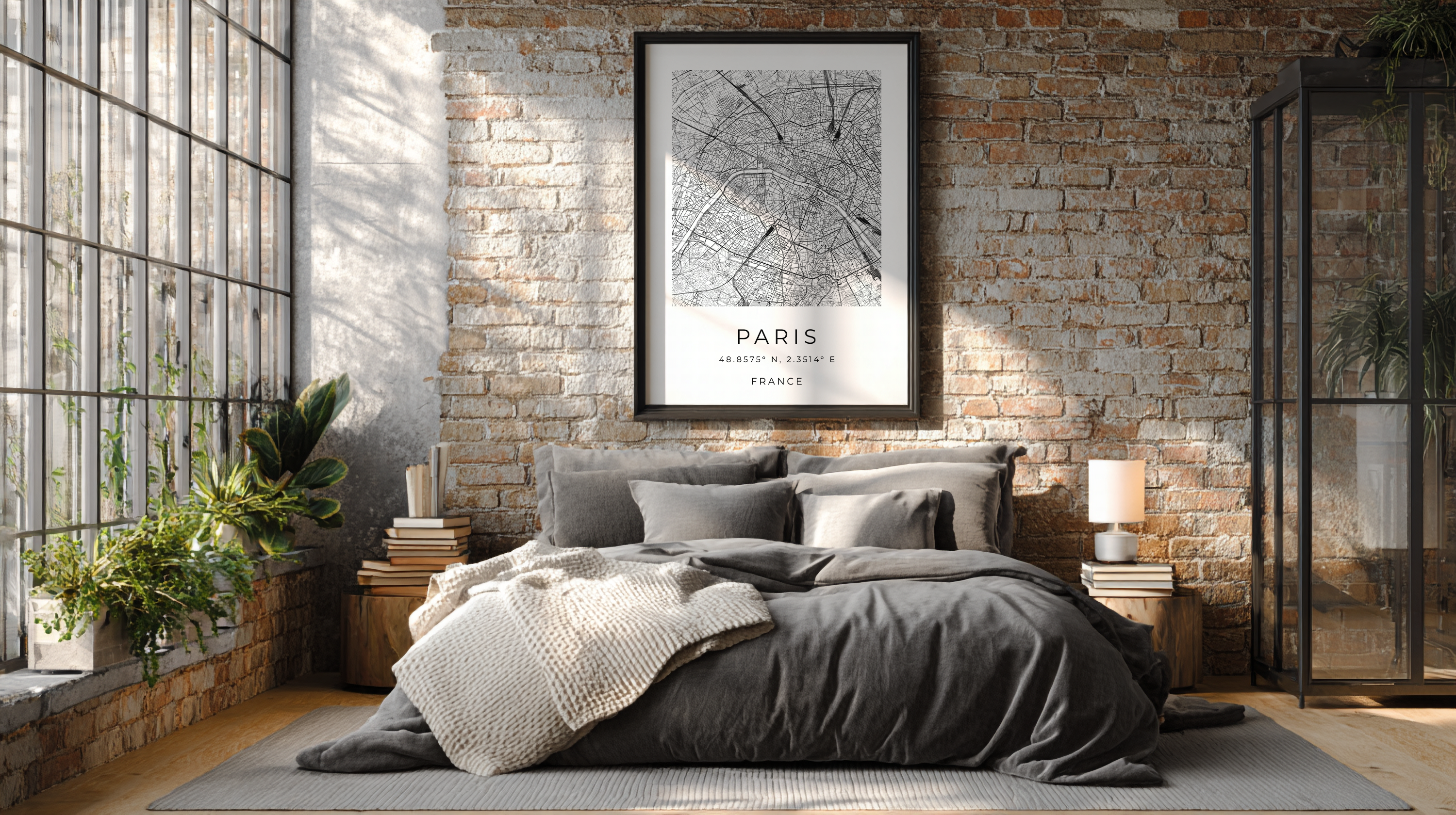 Paris Minimalist City Map