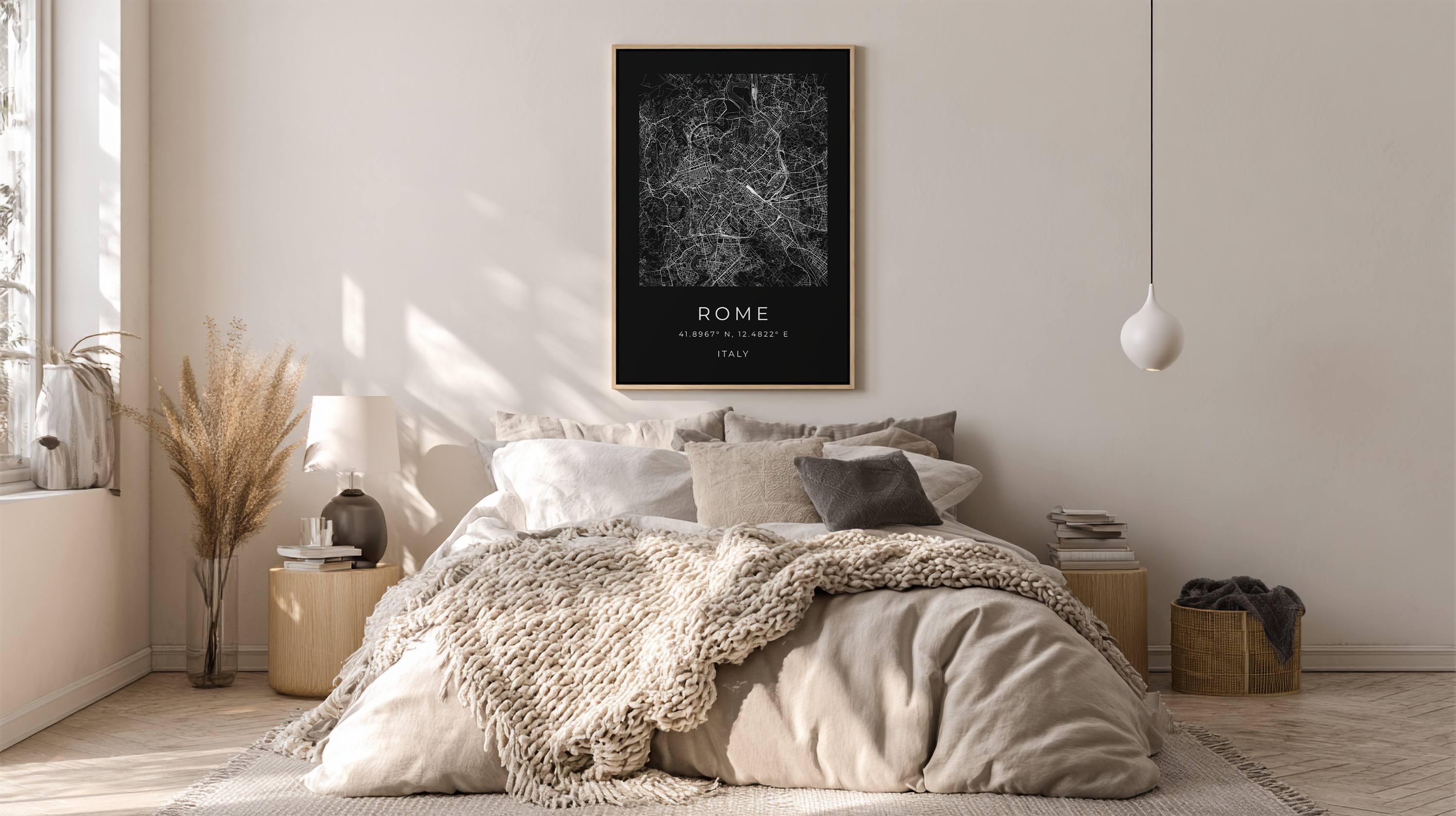 Rome Minimalist City Map