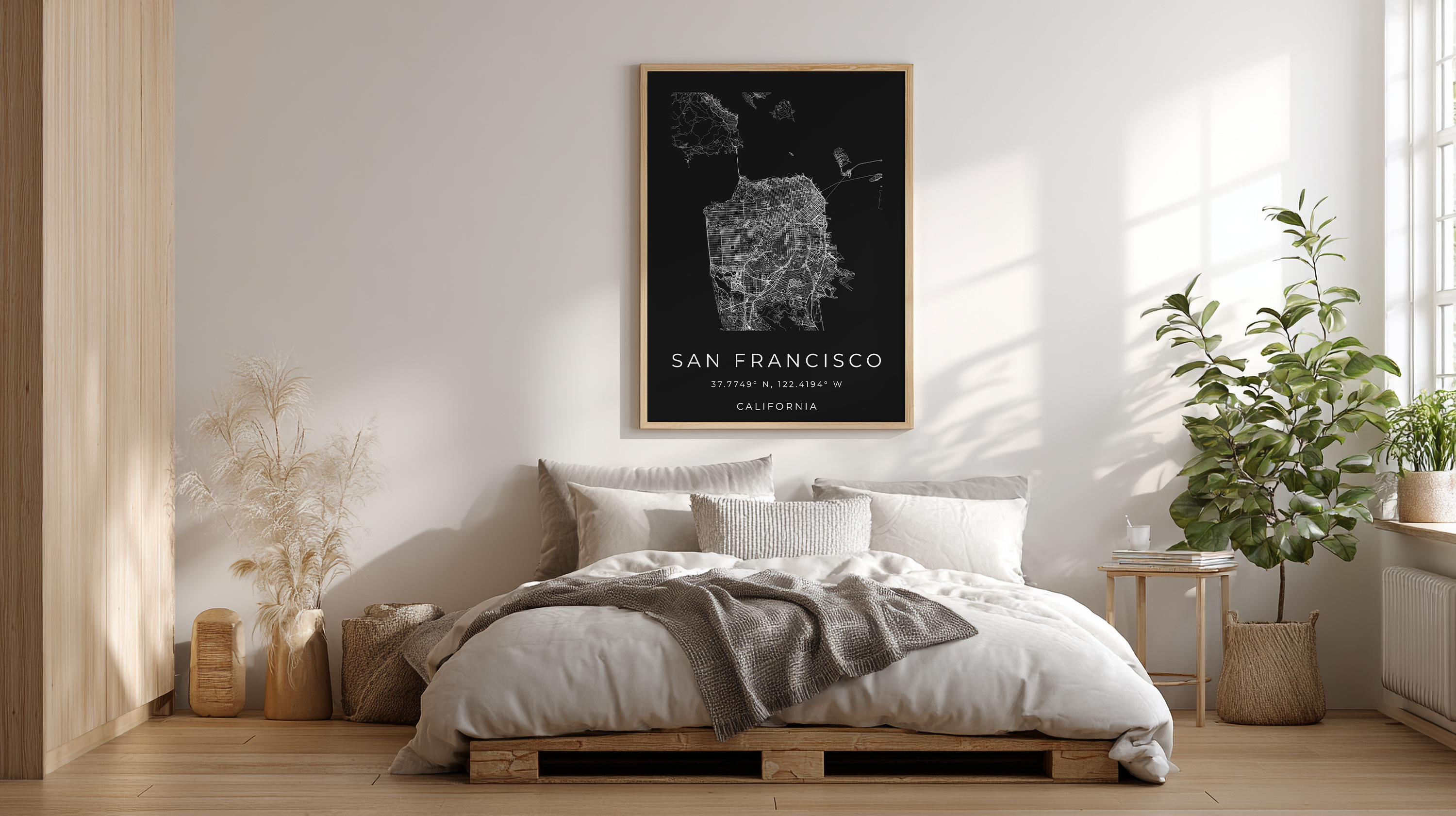 San Francisco Minimalist City Map