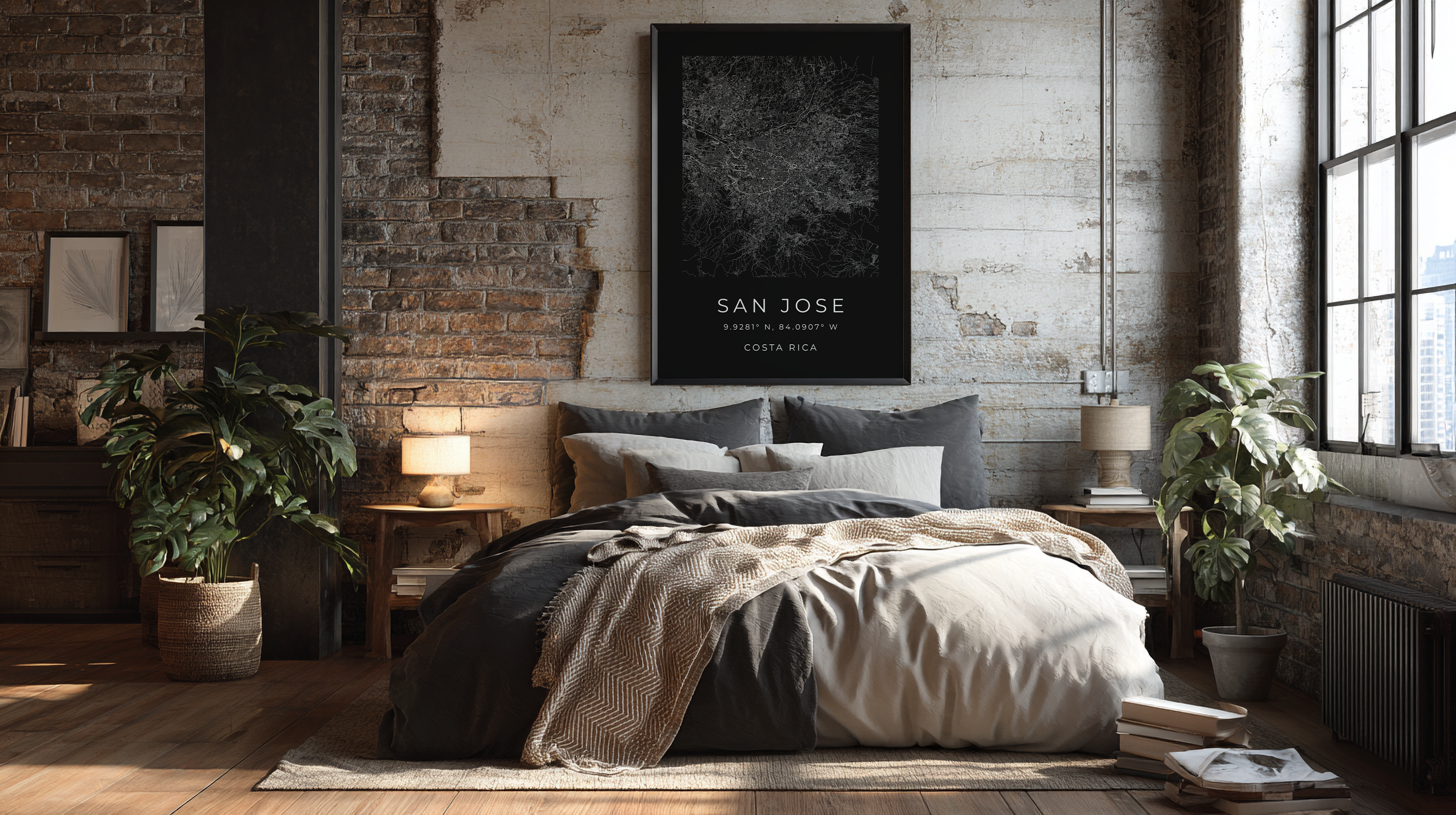 San Jose Minimalist City Map