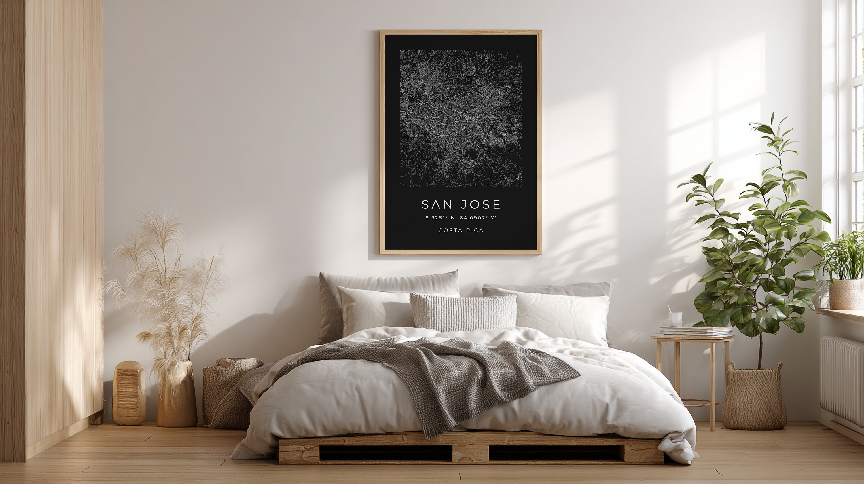 San Jose Minimalist City Map