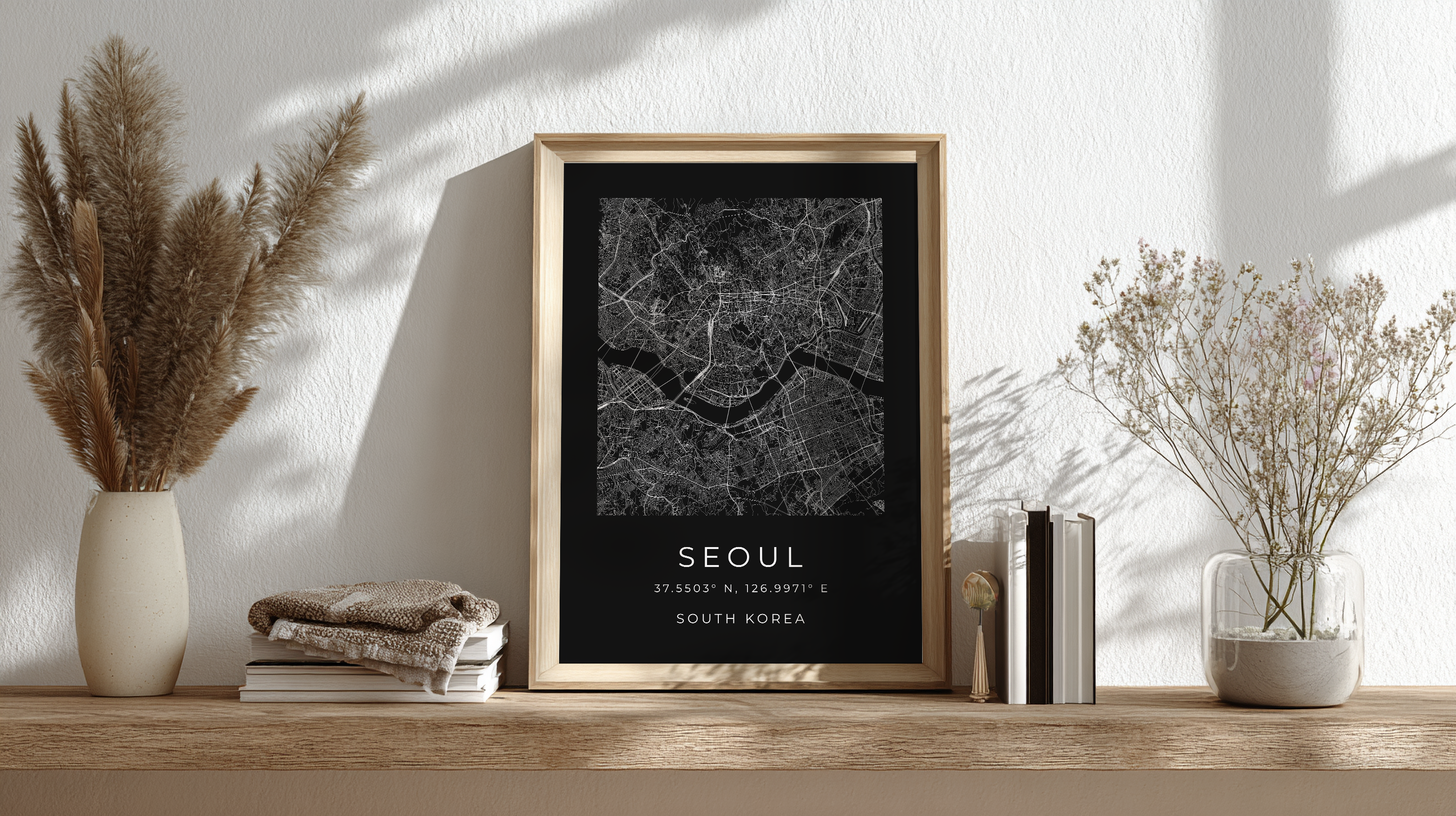 Seoul Minimalist City Map