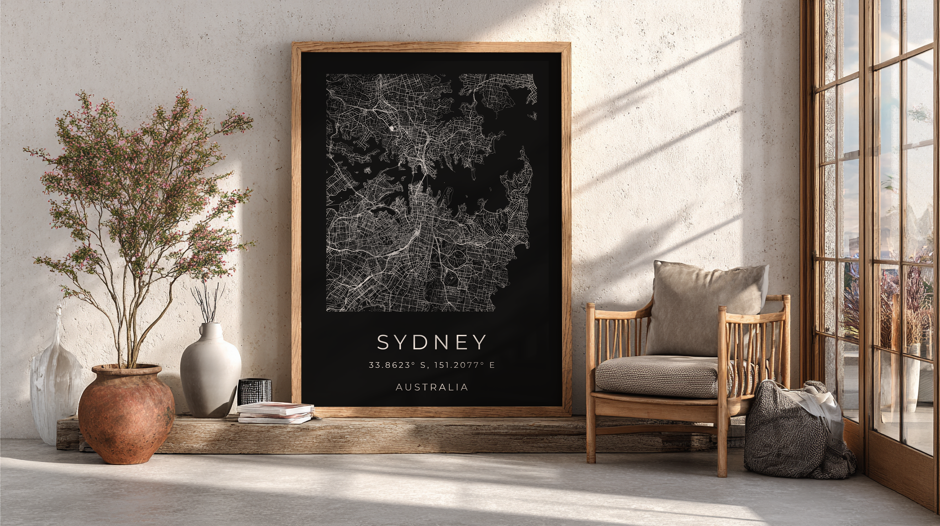 Sydney Minimalist City Map