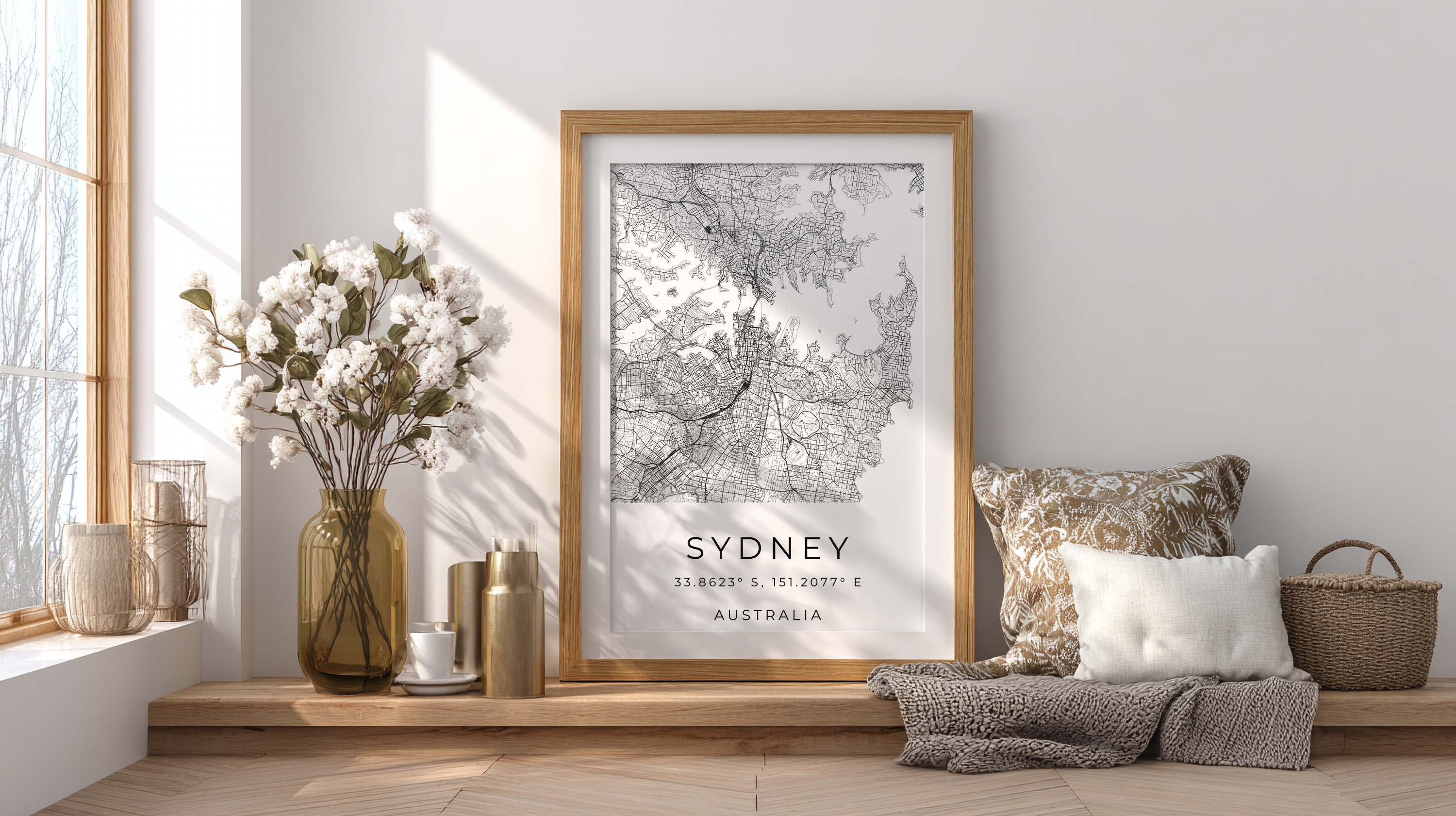 Sydney Minimalist City Map