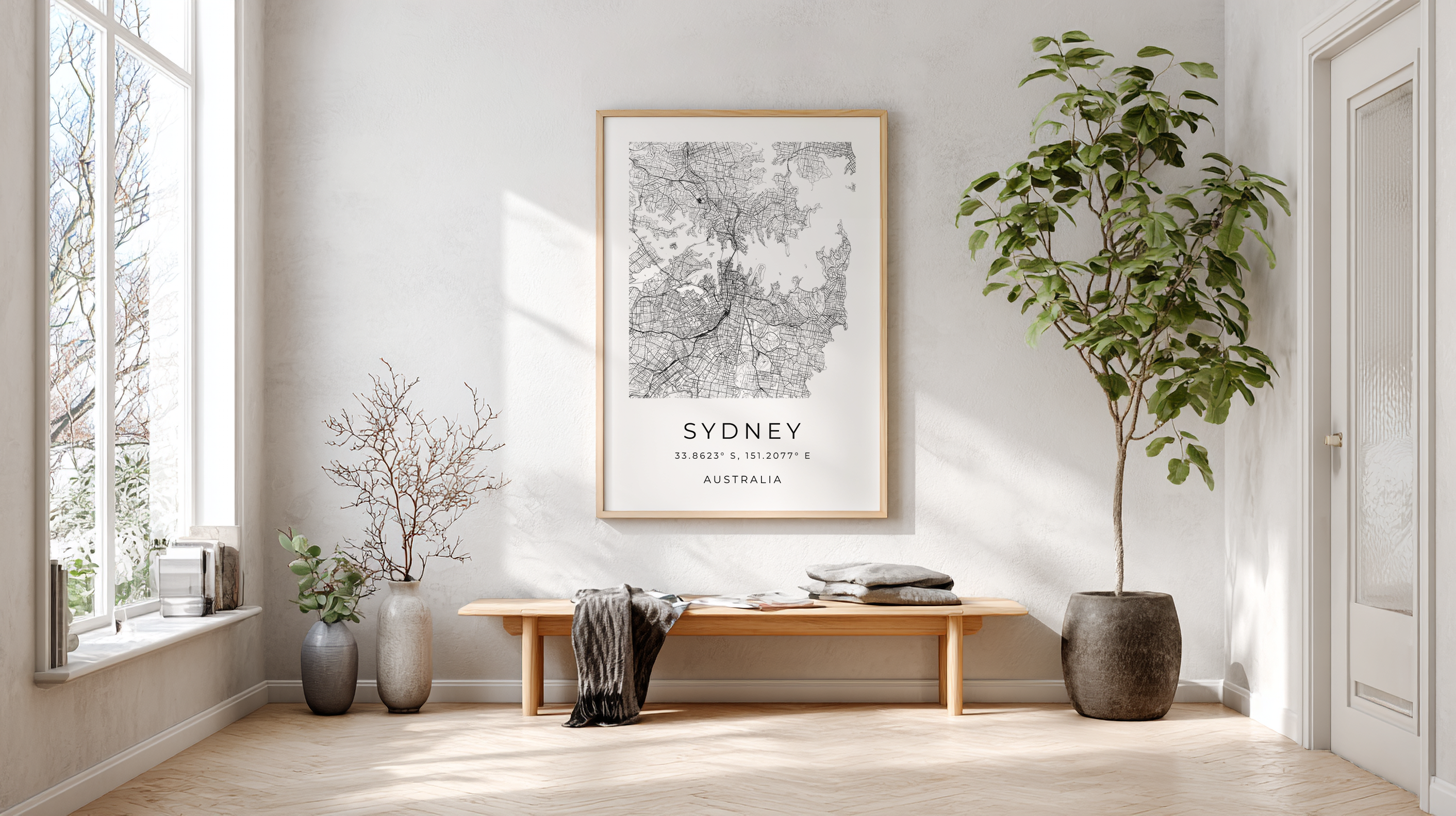 Sydney Minimalist City Map