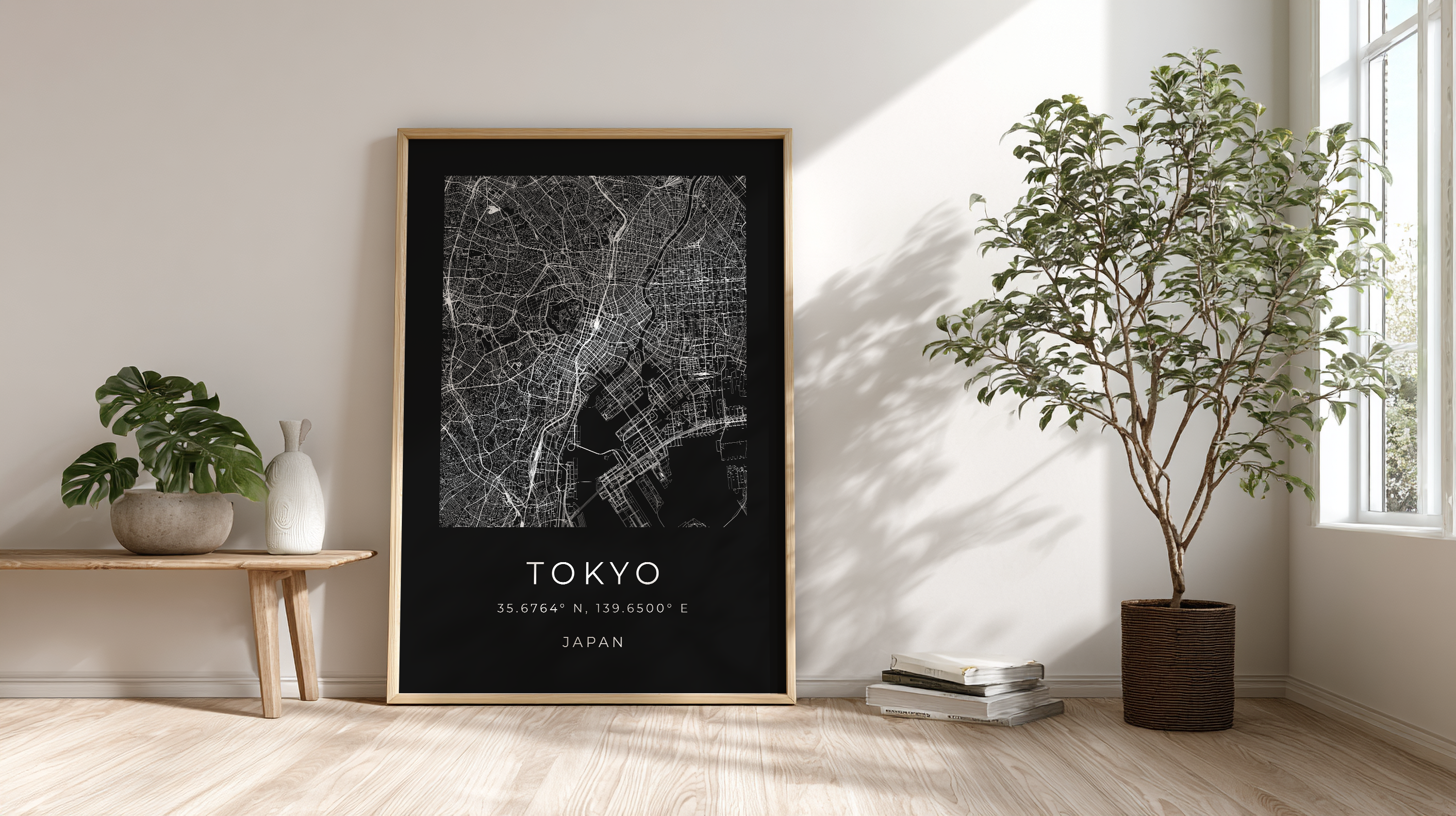 Tokyo Minimalist City Map