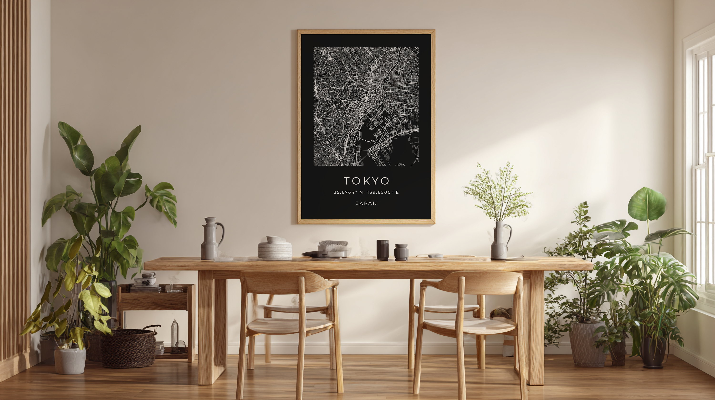 Tokyo Minimalist City Map