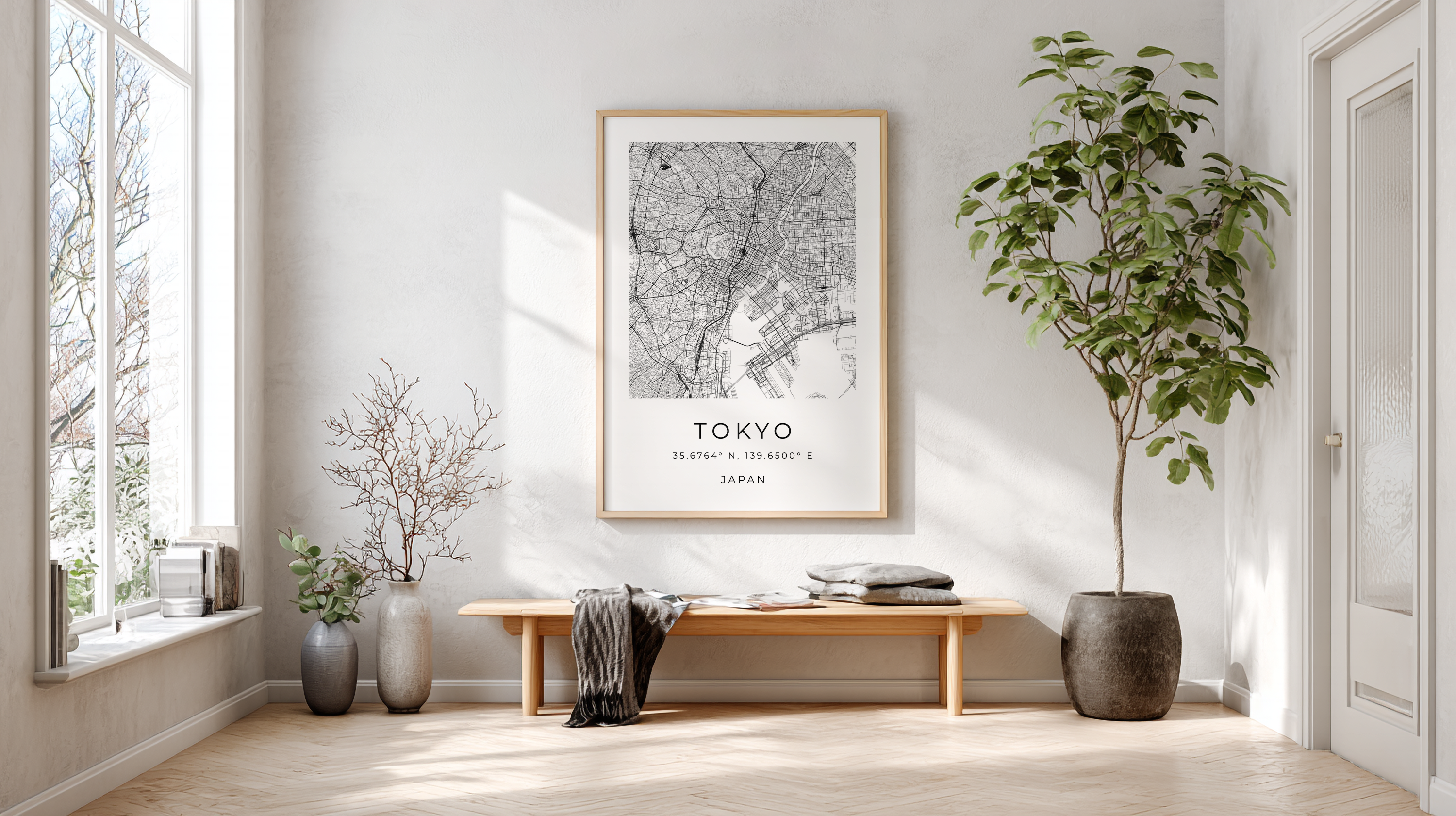 Tokyo Minimalist City Map