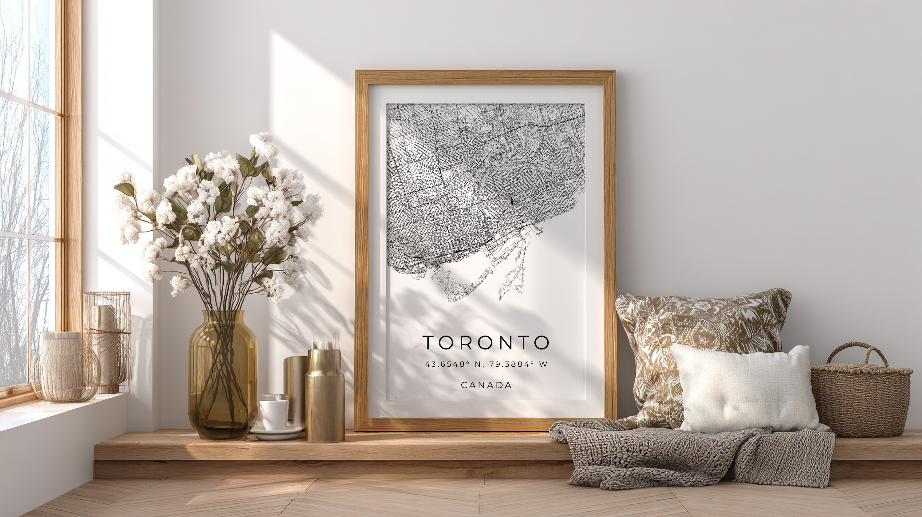 Toronto Minimalist City Map