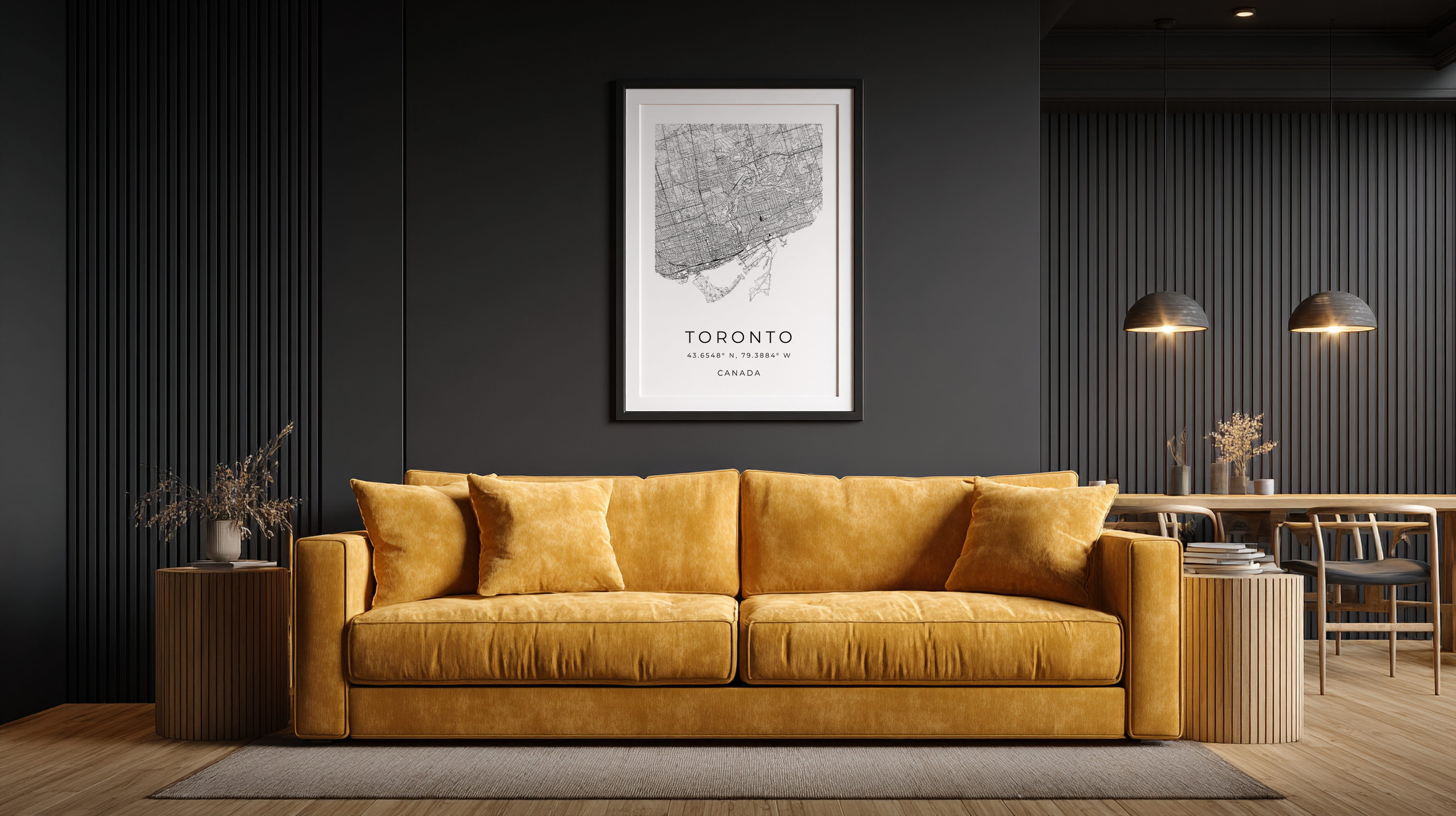 Toronto Minimalist City Map