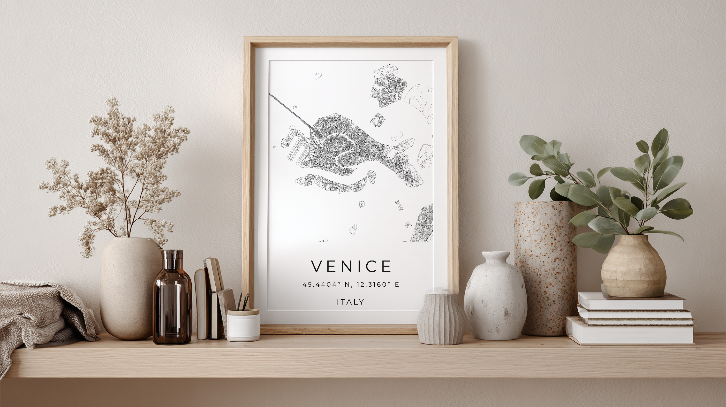 Venice Minimalist City Map