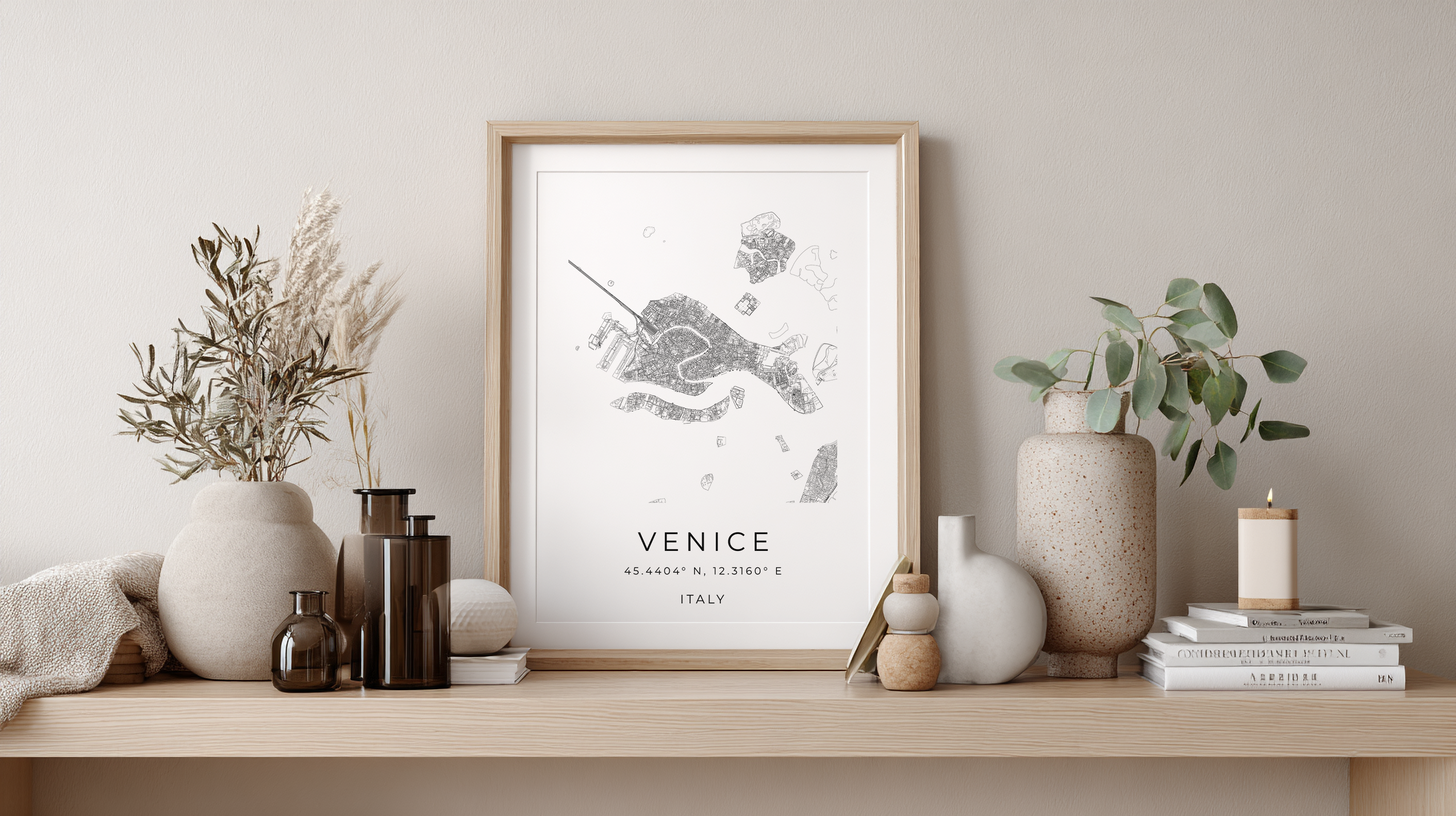 Venice Minimalist City Map