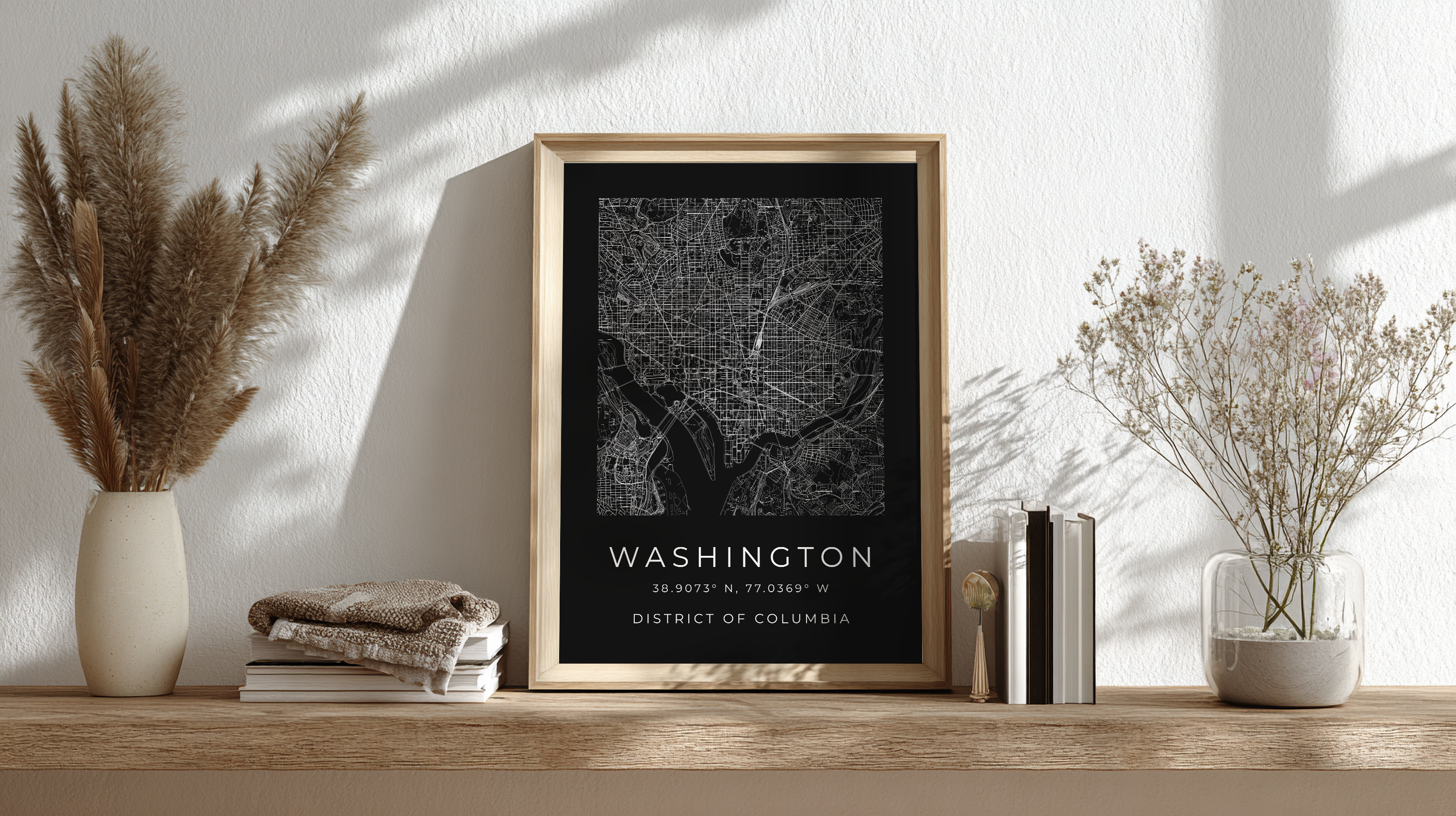 Washington D.C. Minimalist City Map
